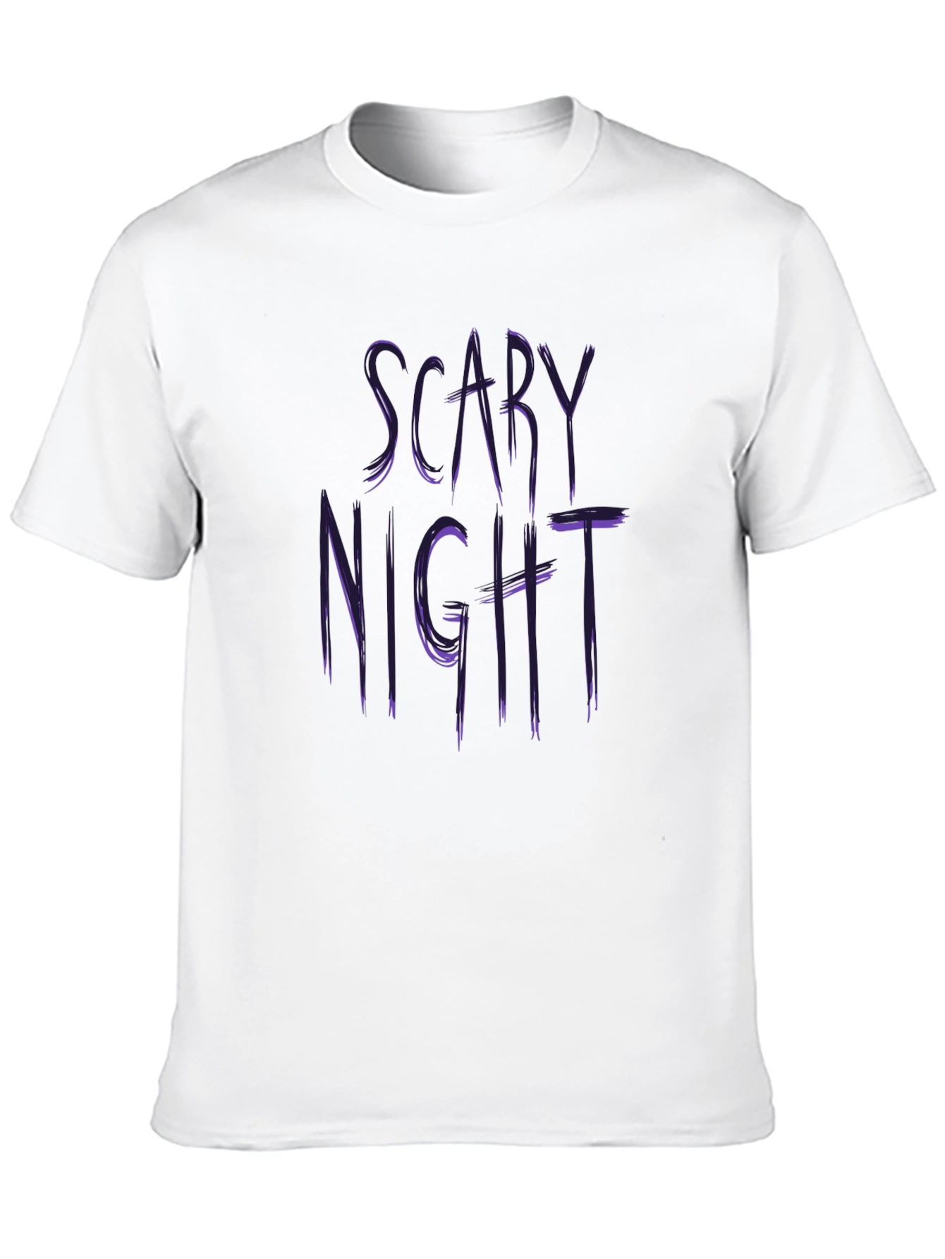 Scary Night Black Graphic Tee