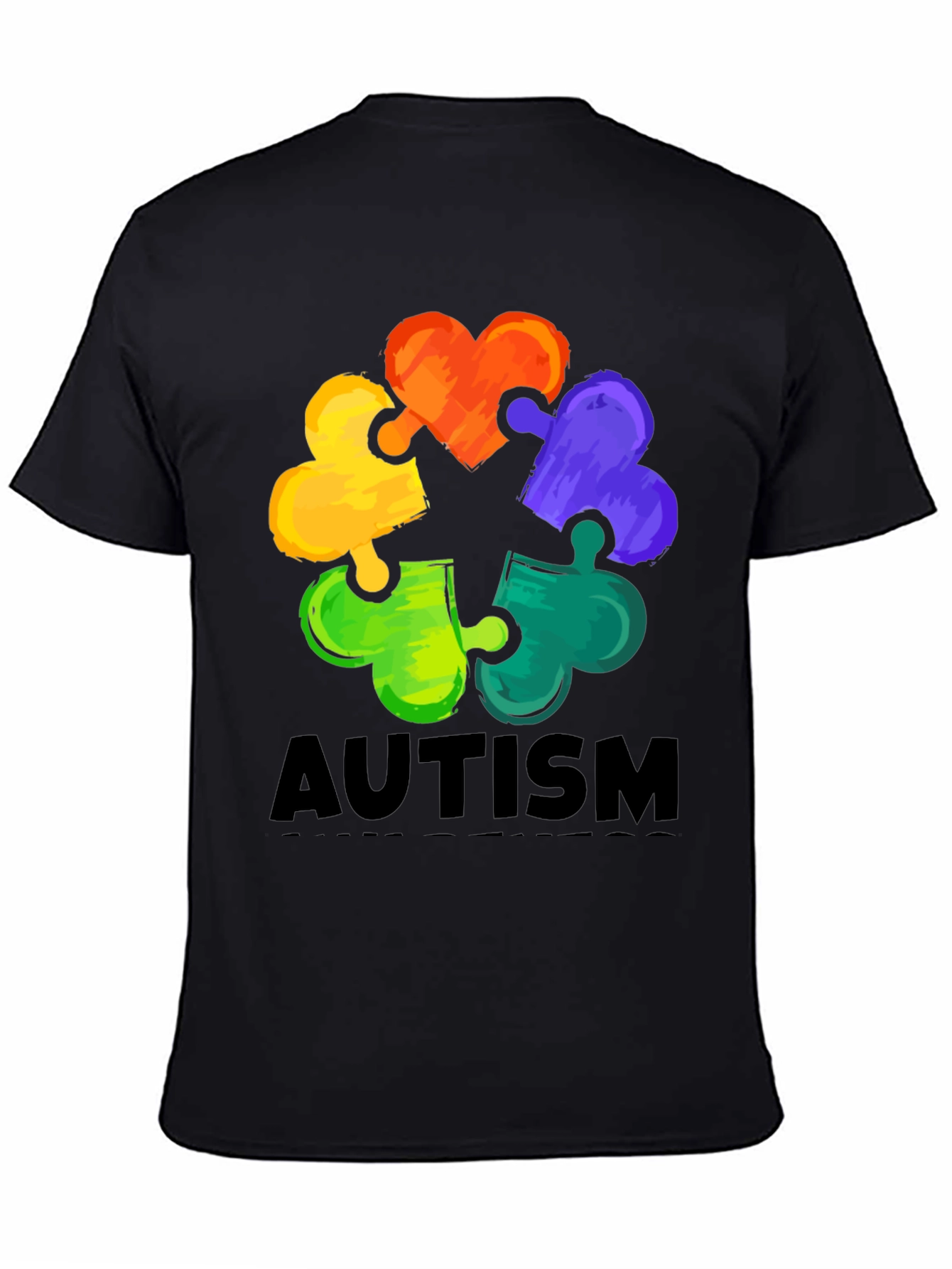 Autism Awareness Puzzle Heart T-Shirt