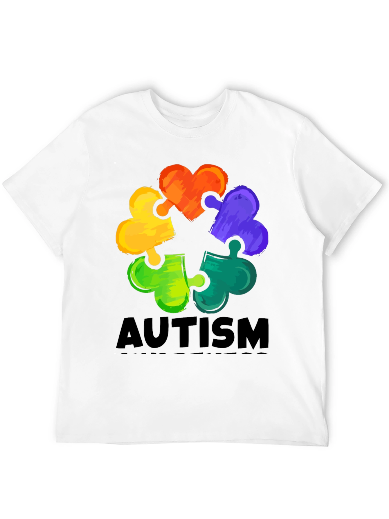 Autism Awareness Puzzle Heart T-Shirt