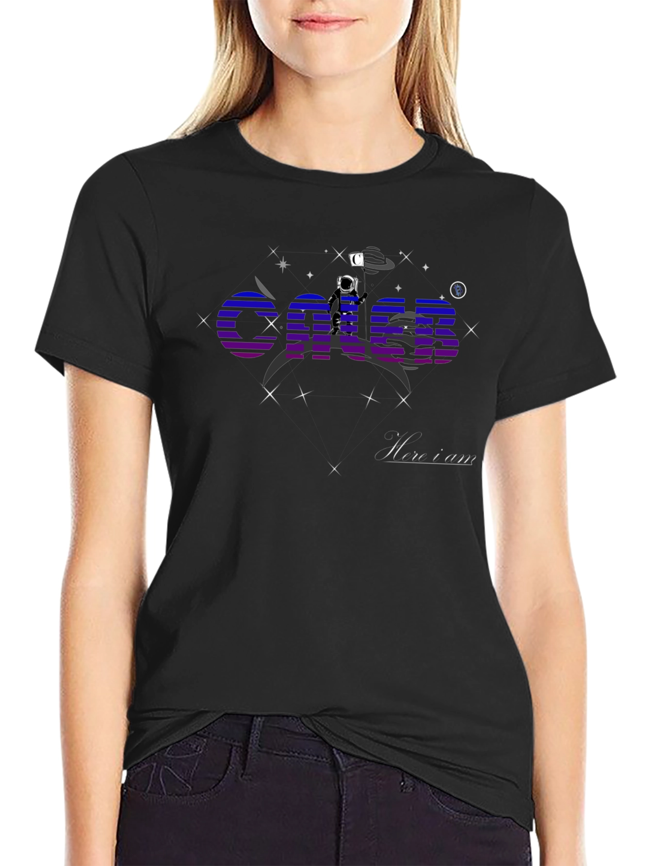 Cosmic Horizon T-Shirt - Space Astronaut Design