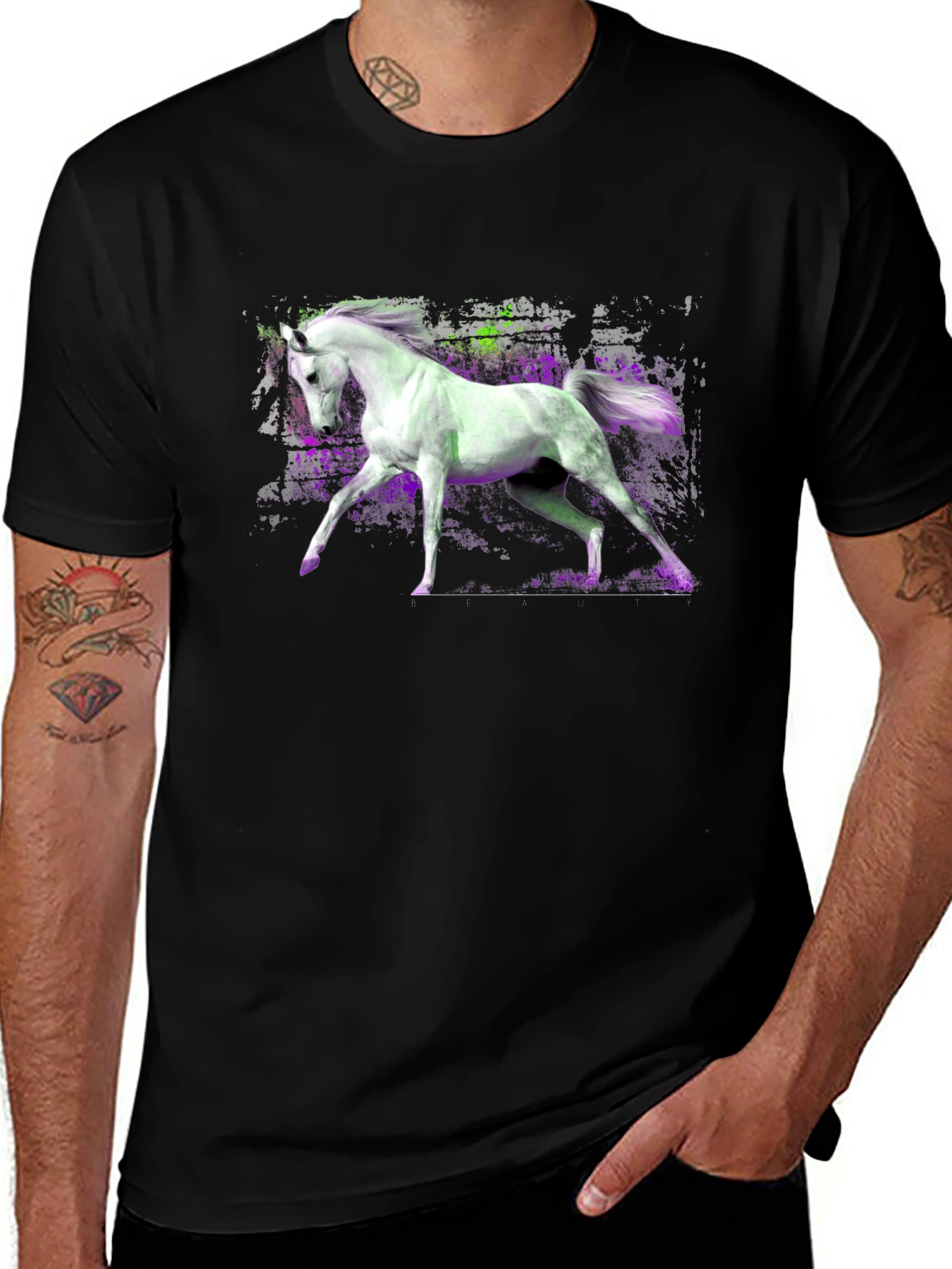 Horse Graphic T-Shirt - Unique Design Tee