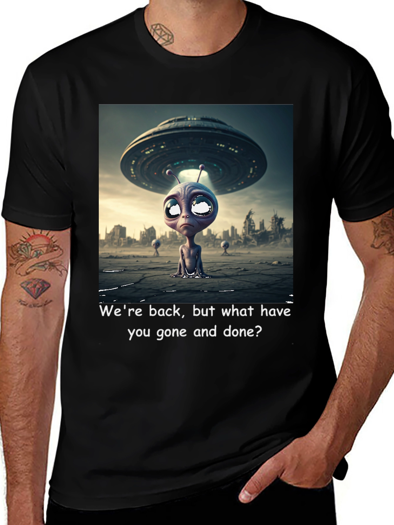 Alien UFO T-Shirt - Were Back!
