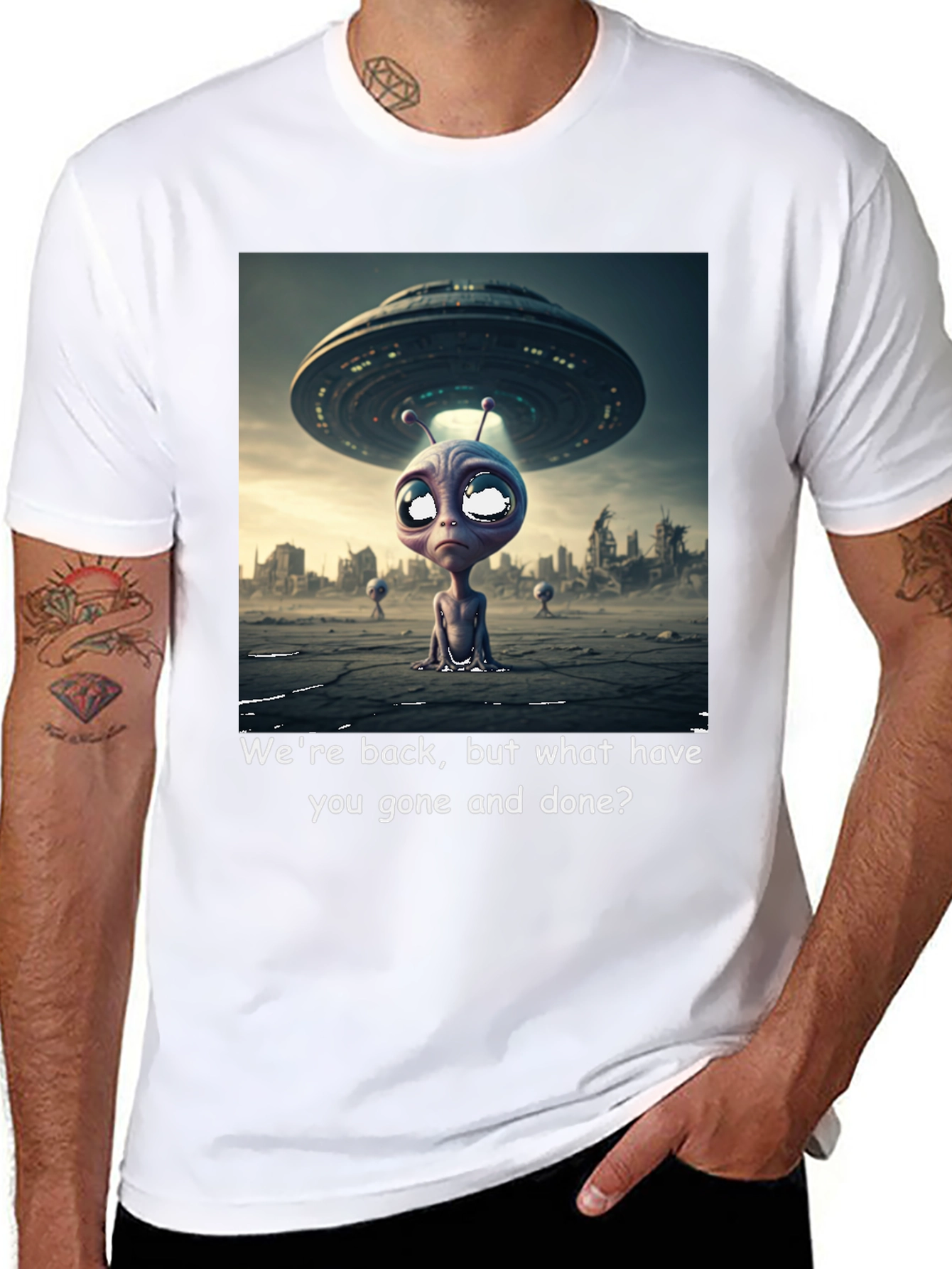 Alien UFO T-Shirt - Were Back!