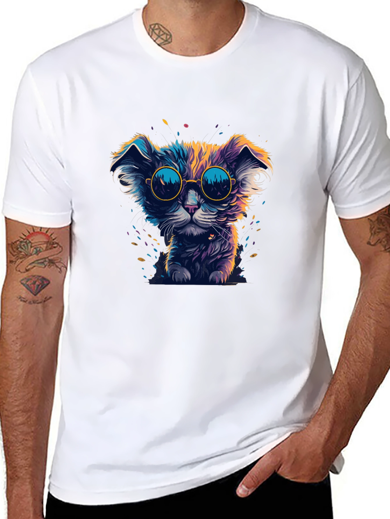 Cool Cat T-Shirt: Graphic Tee