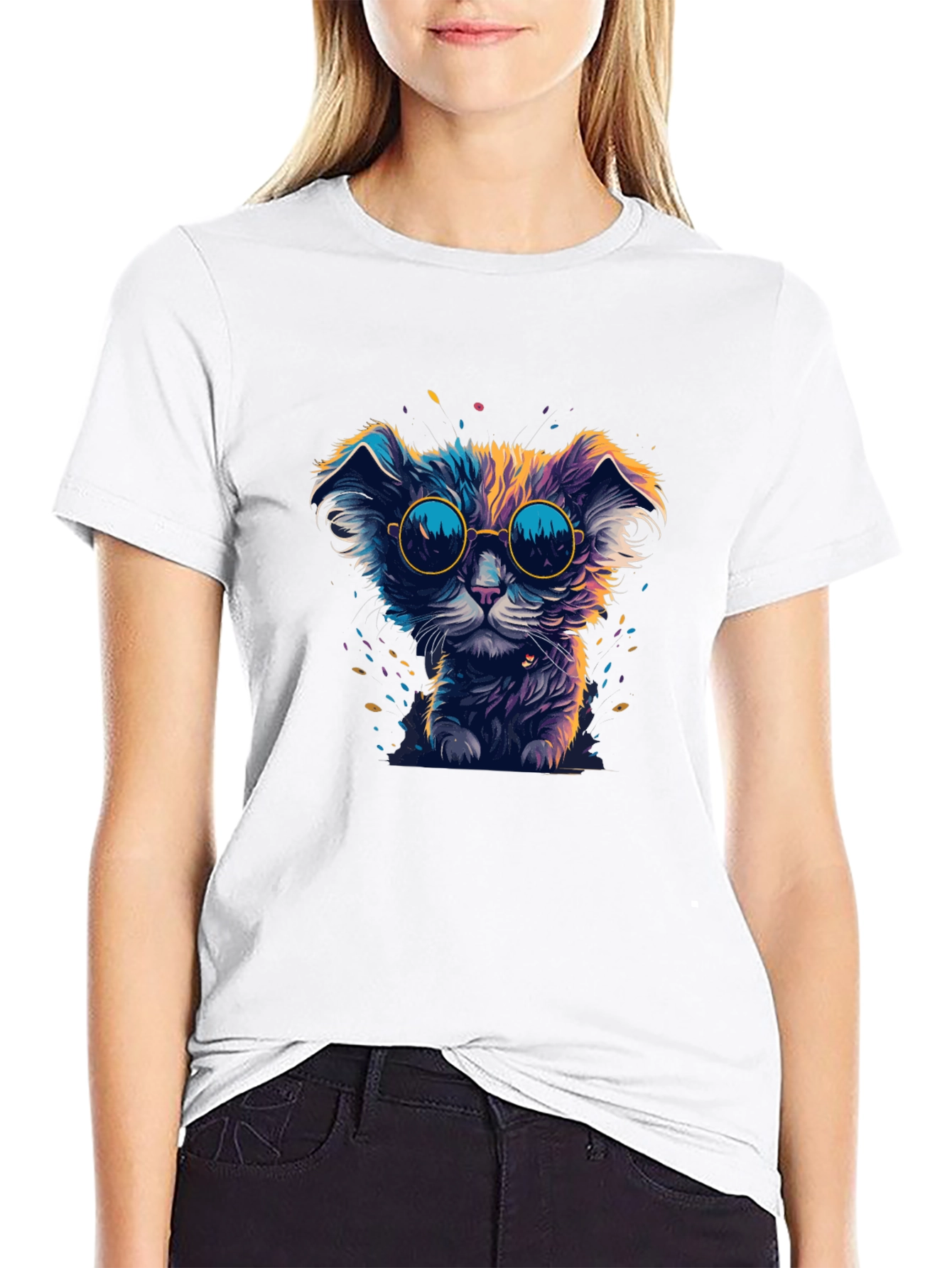 Cool Cat T-Shirt: Graphic Tee