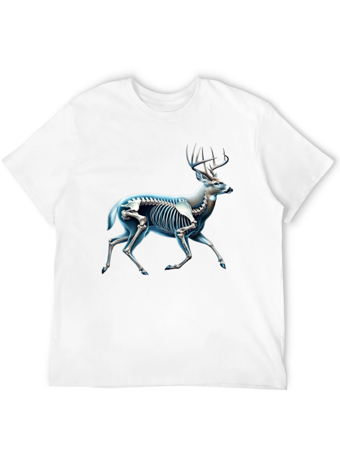 Deer Skeleton Graphic Tee