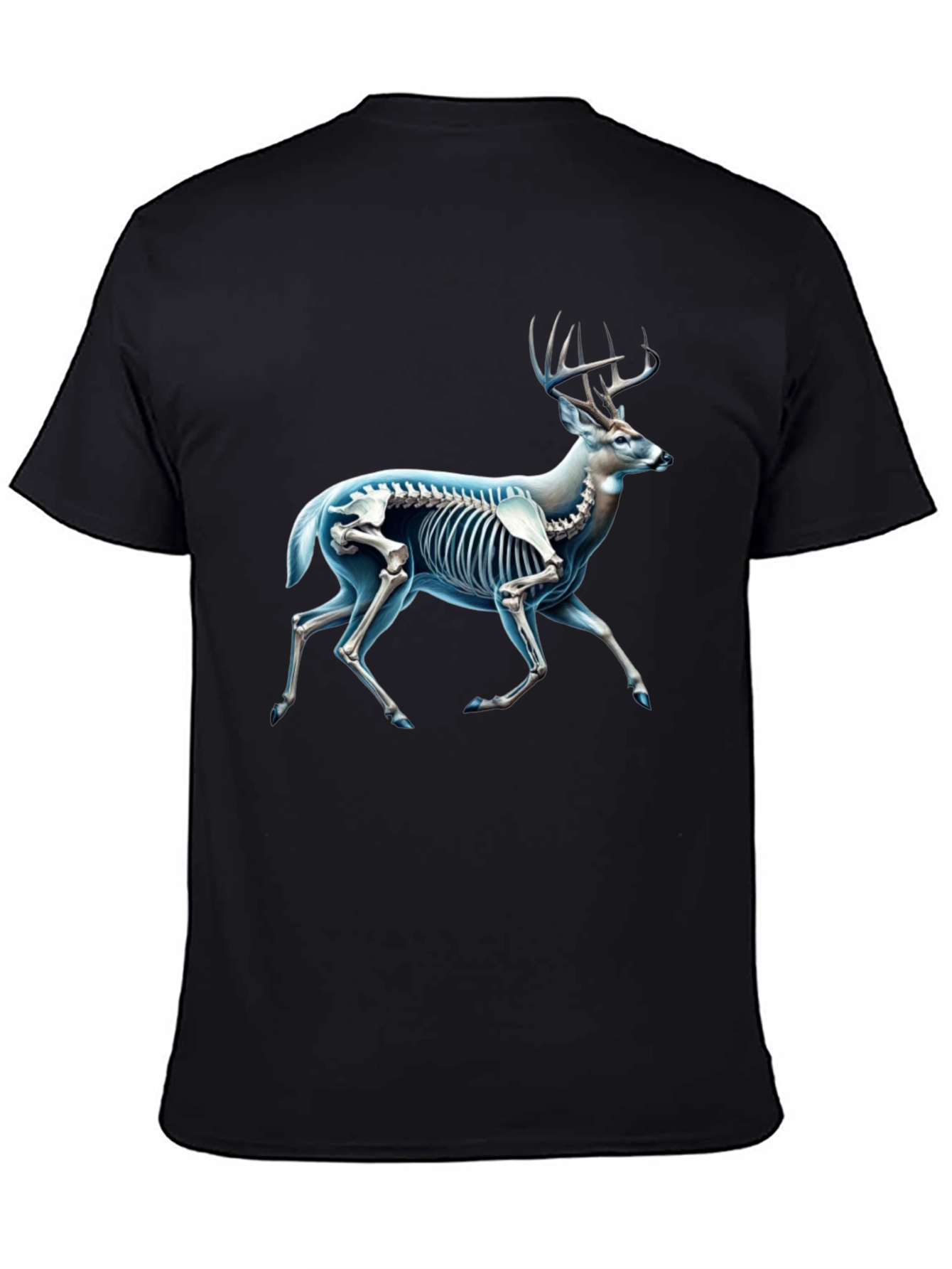 Deer Skeleton Graphic Tee