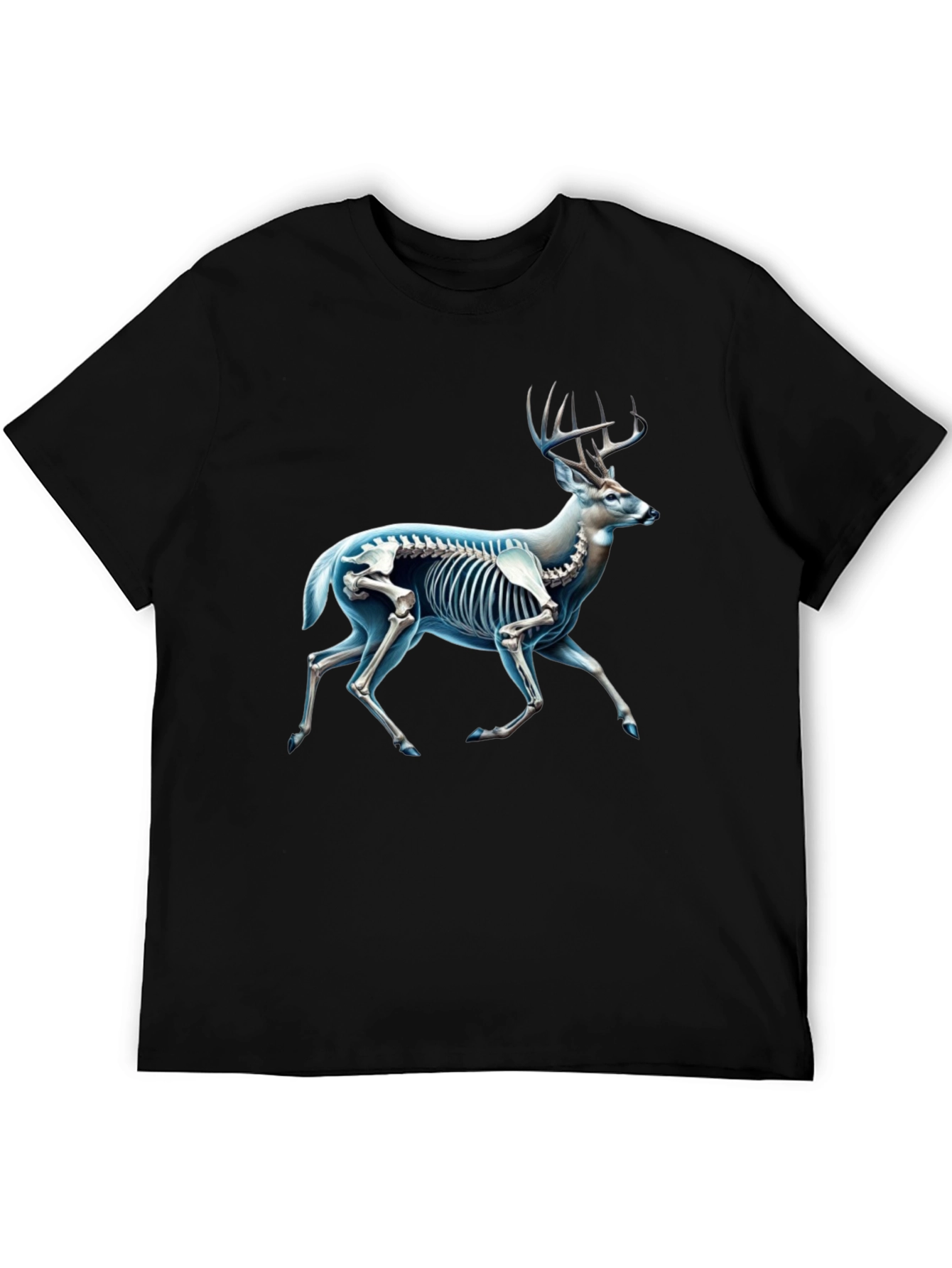 Deer Skeleton Graphic Tee