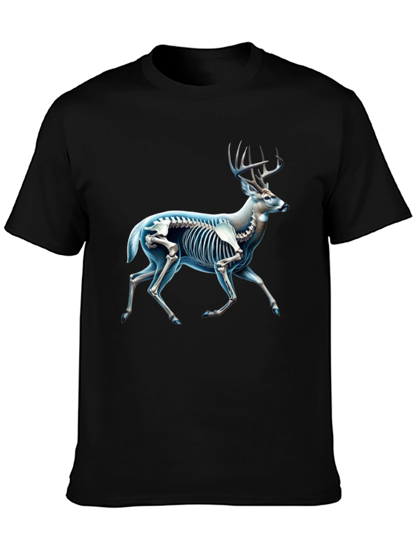 Deer Skeleton Graphic Tee