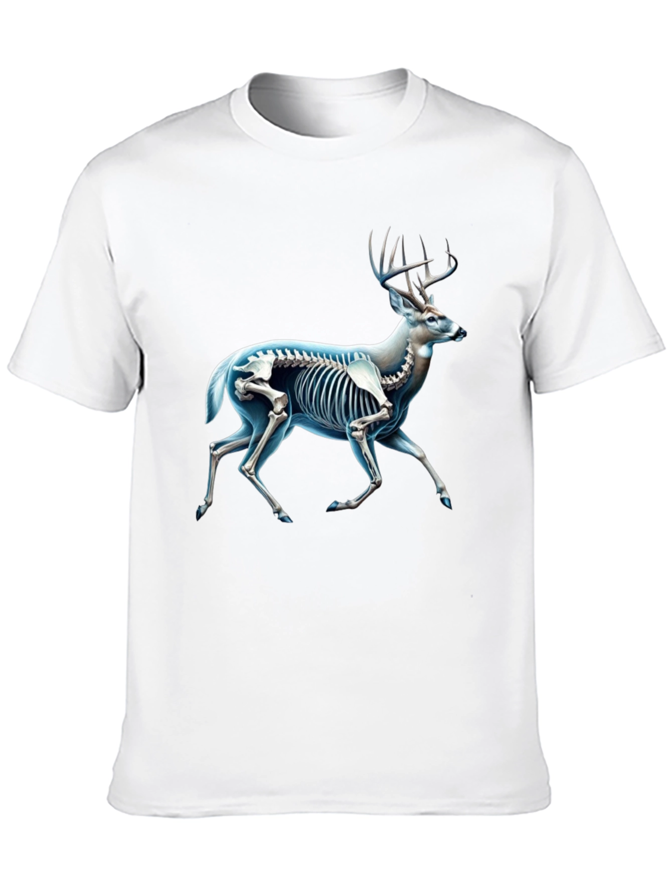 Deer Skeleton Graphic Tee