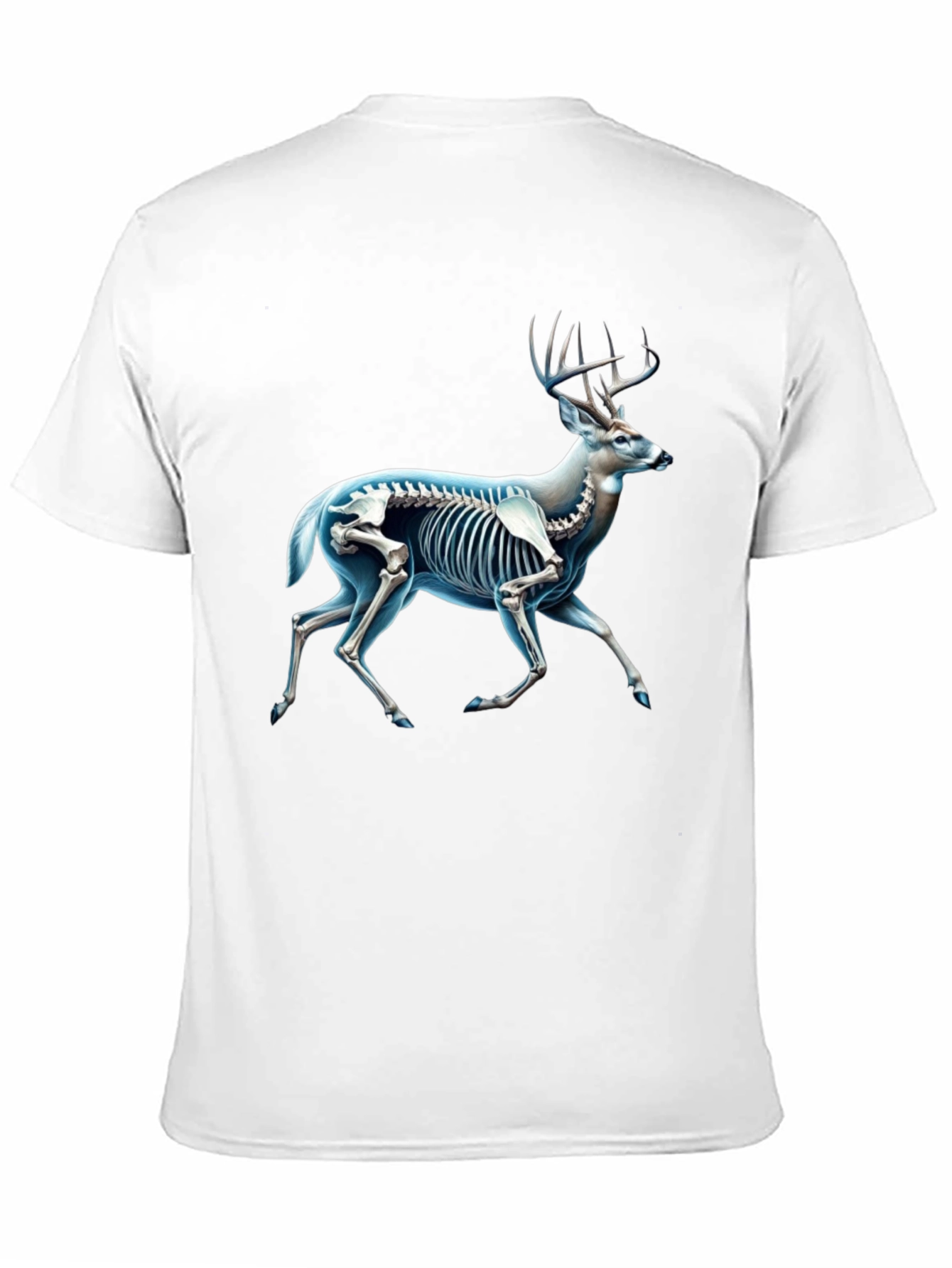 Deer Skeleton Graphic Tee