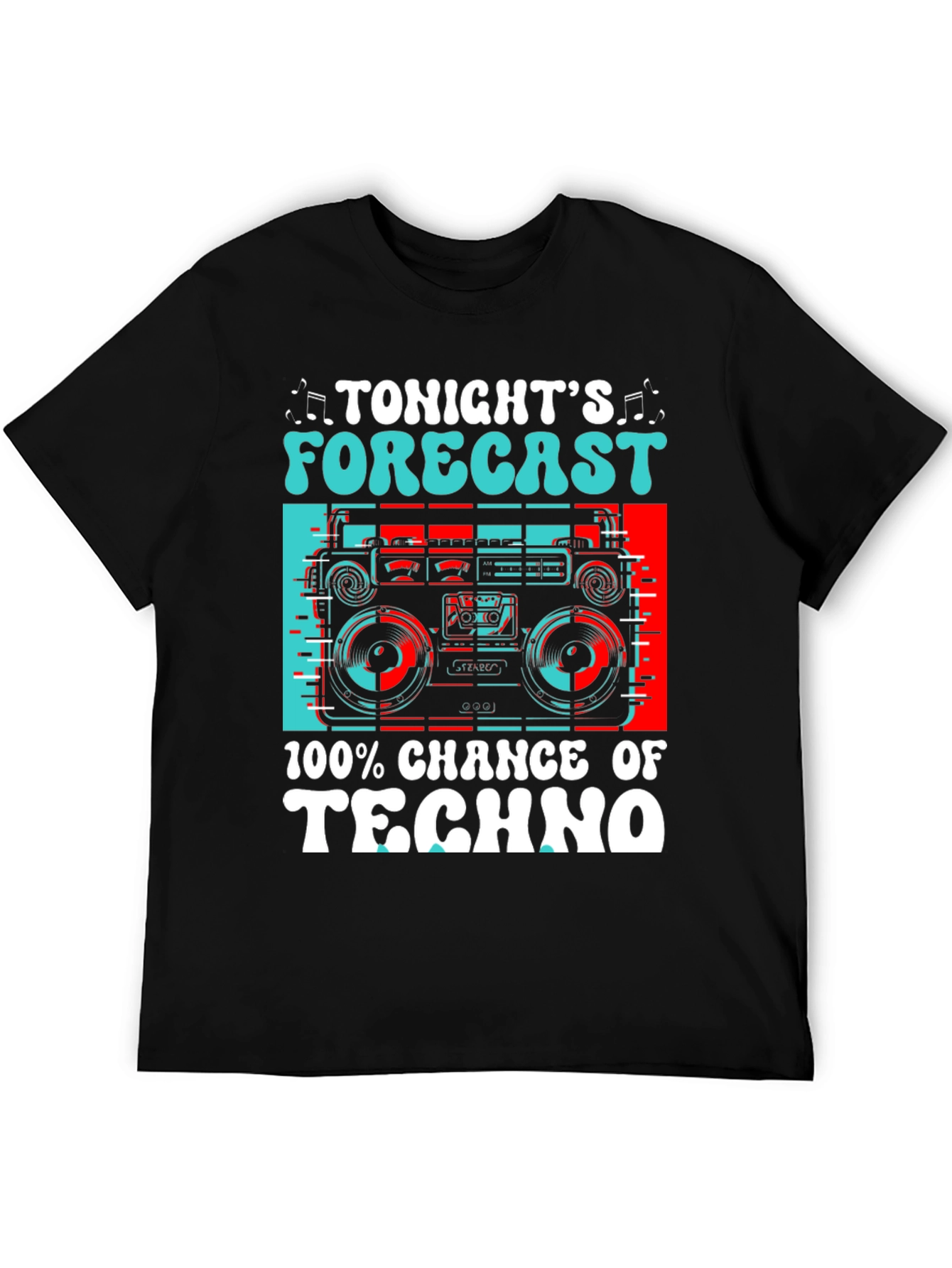 Tonights Forecast: 100% Chance of Techno T-Shirt