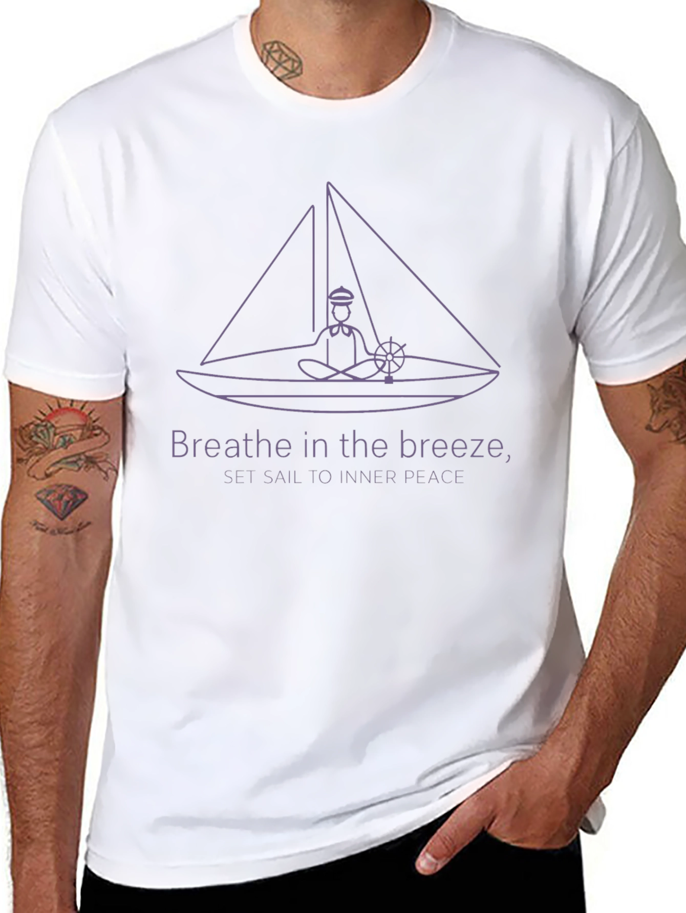Breathe in the Breeze Graphic Tee