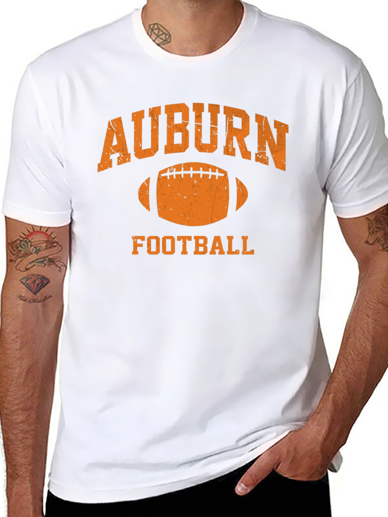 Auburn Football Graphic T-Shirt