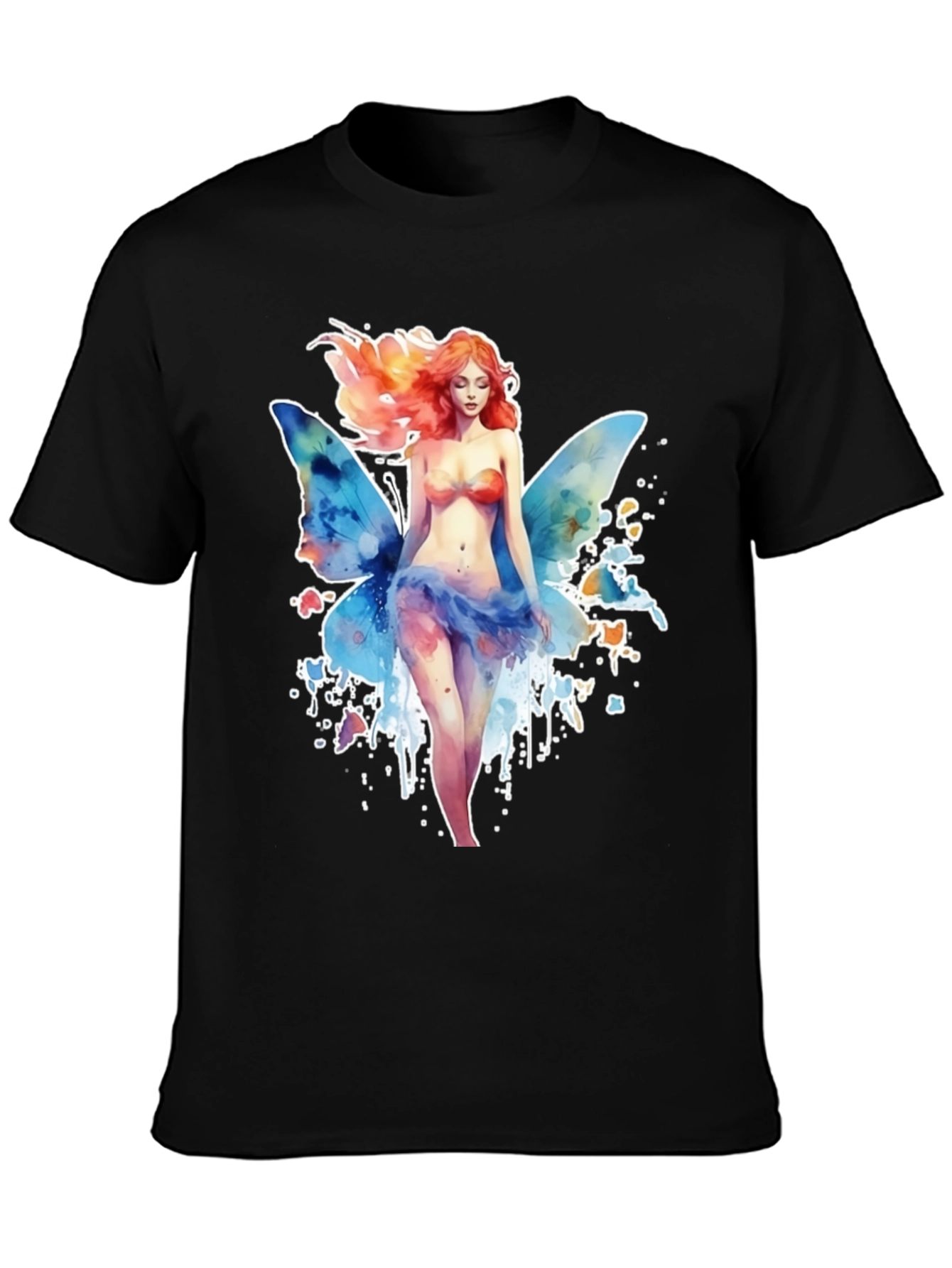 Fairy Watercolor Graphic T-Shirt