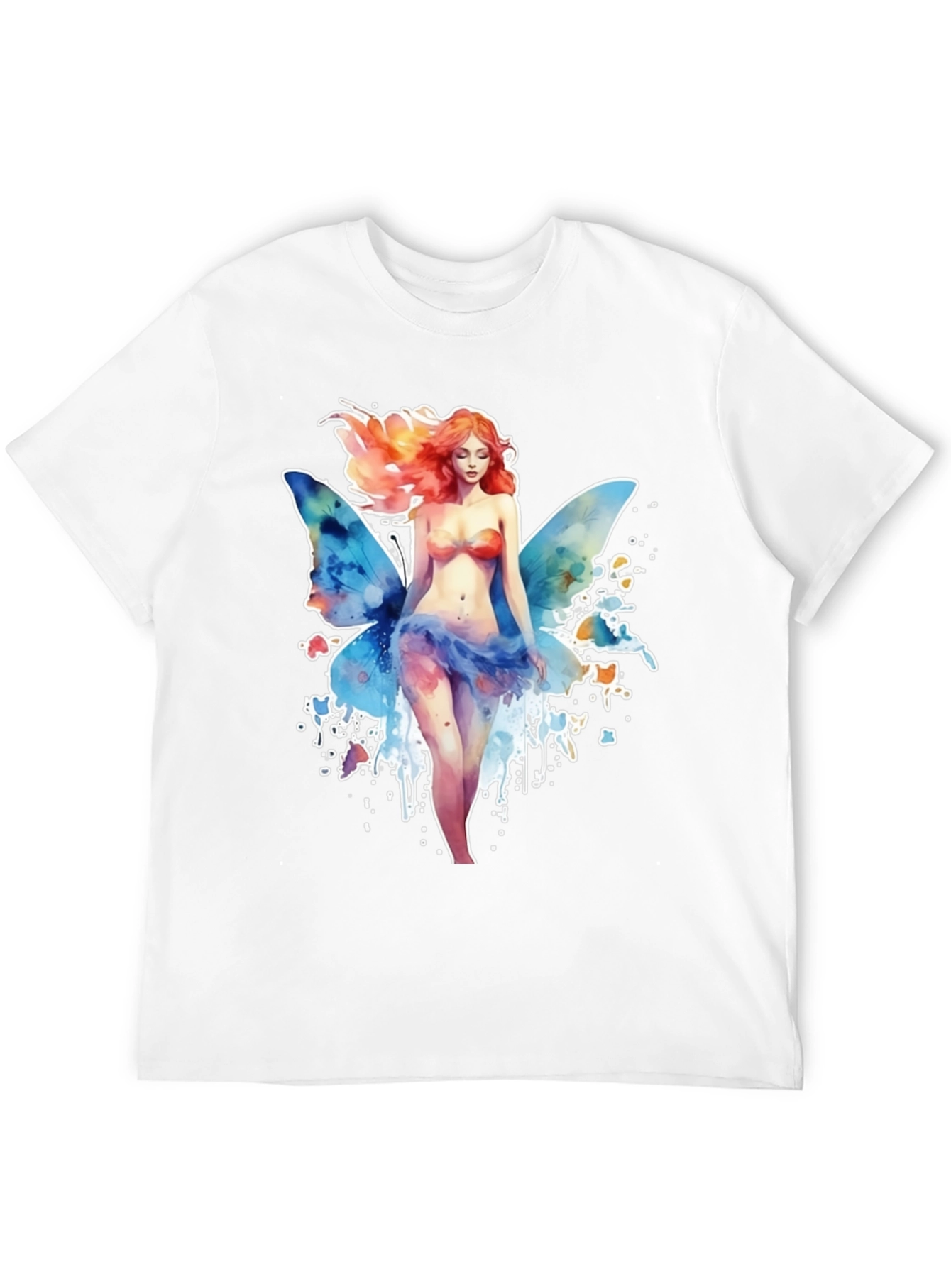 Fairy Watercolor Graphic T-Shirt