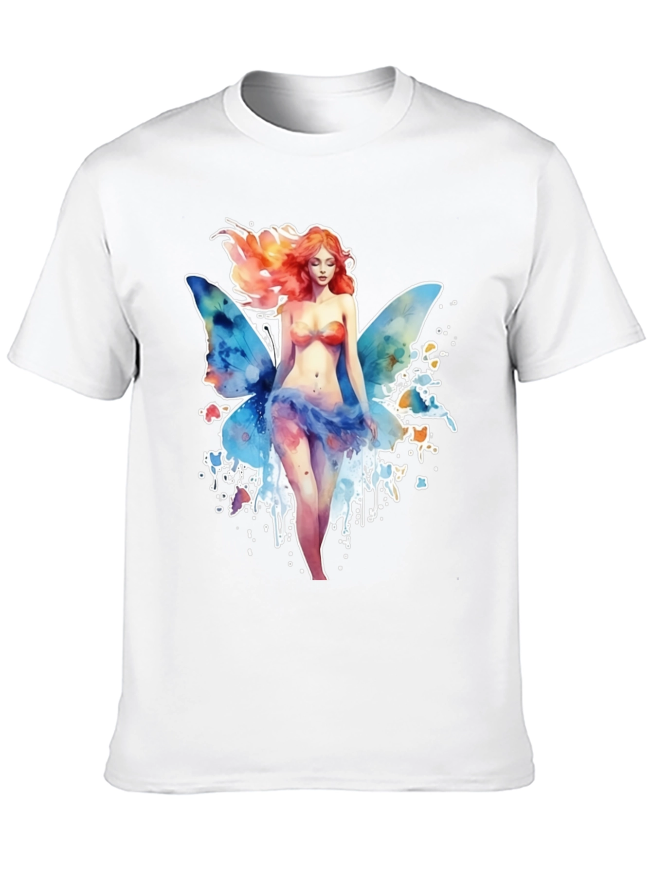 Fairy Watercolor Graphic T-Shirt