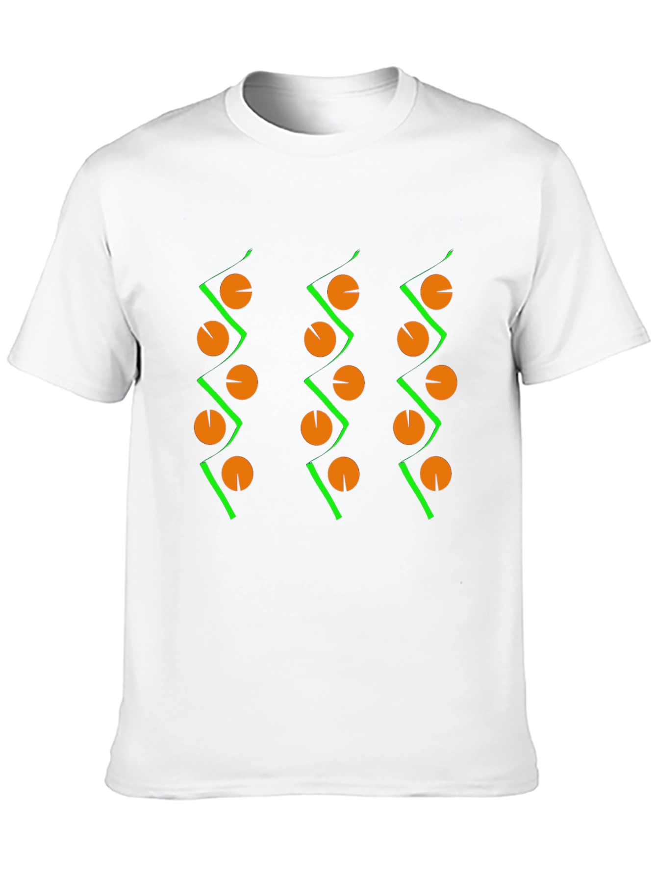 Abstract Geometric Pattern Black T-Shirt