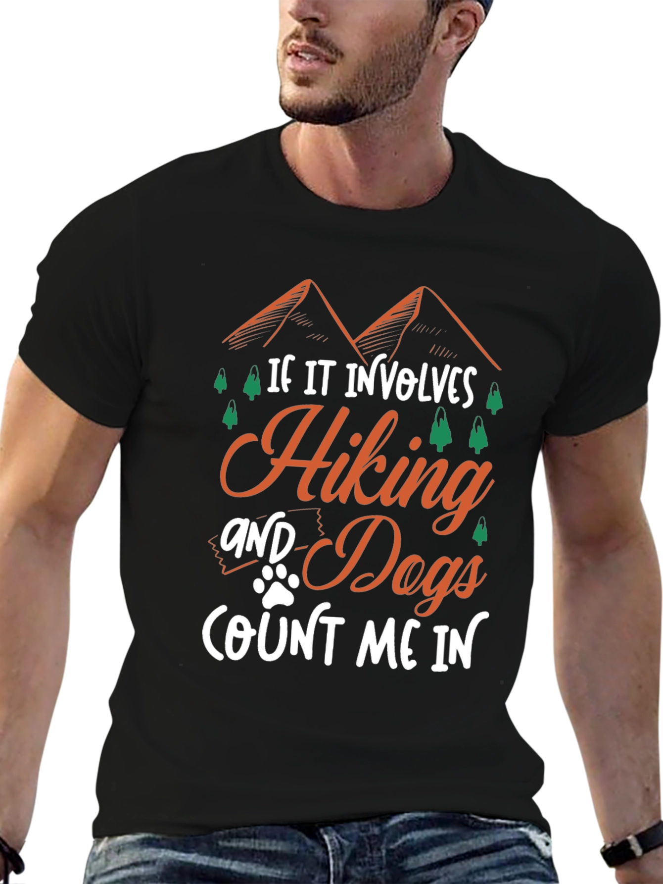 Hiking & Dogs T-Shirt: Count Me In!