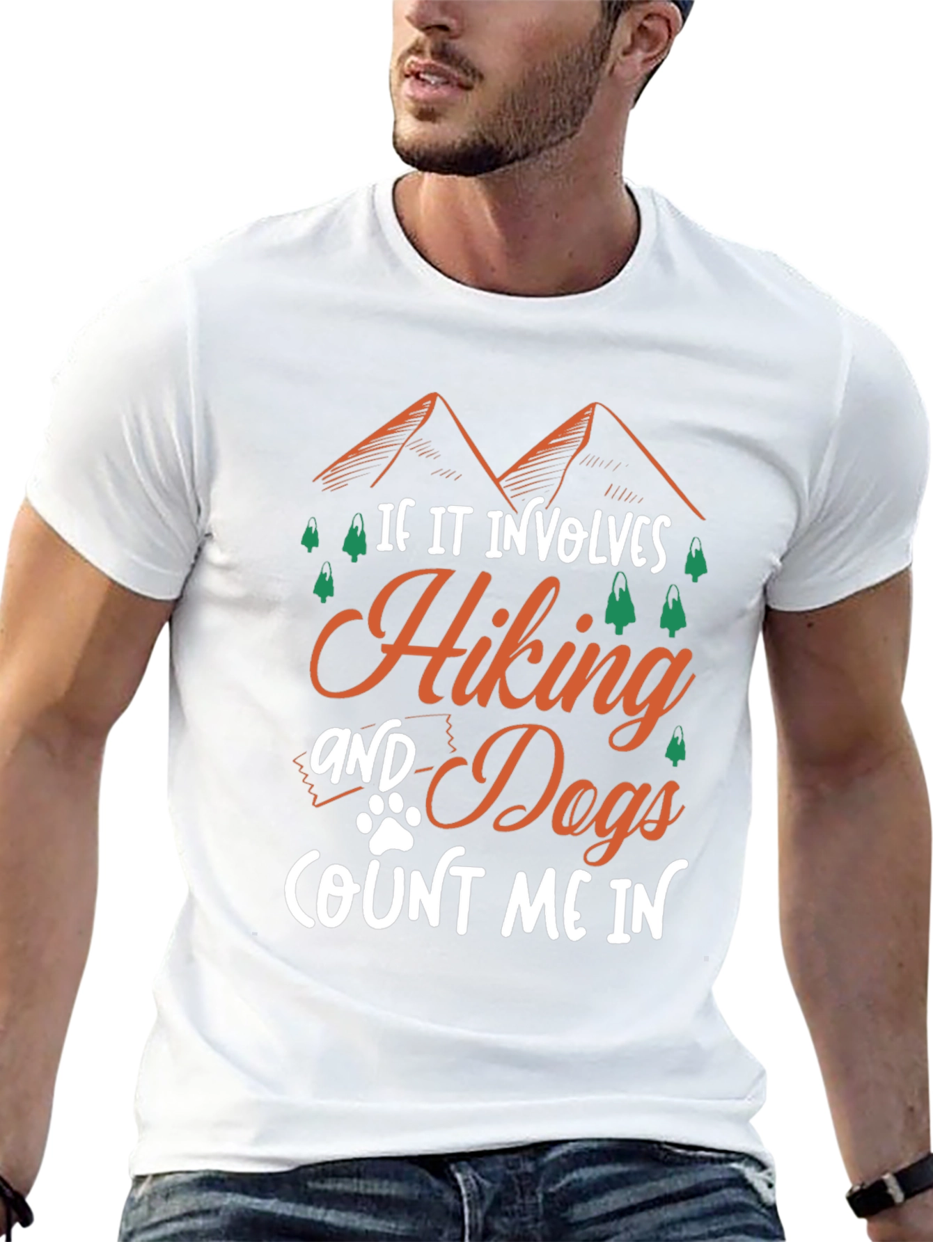 Hiking & Dogs T-Shirt: Count Me In!