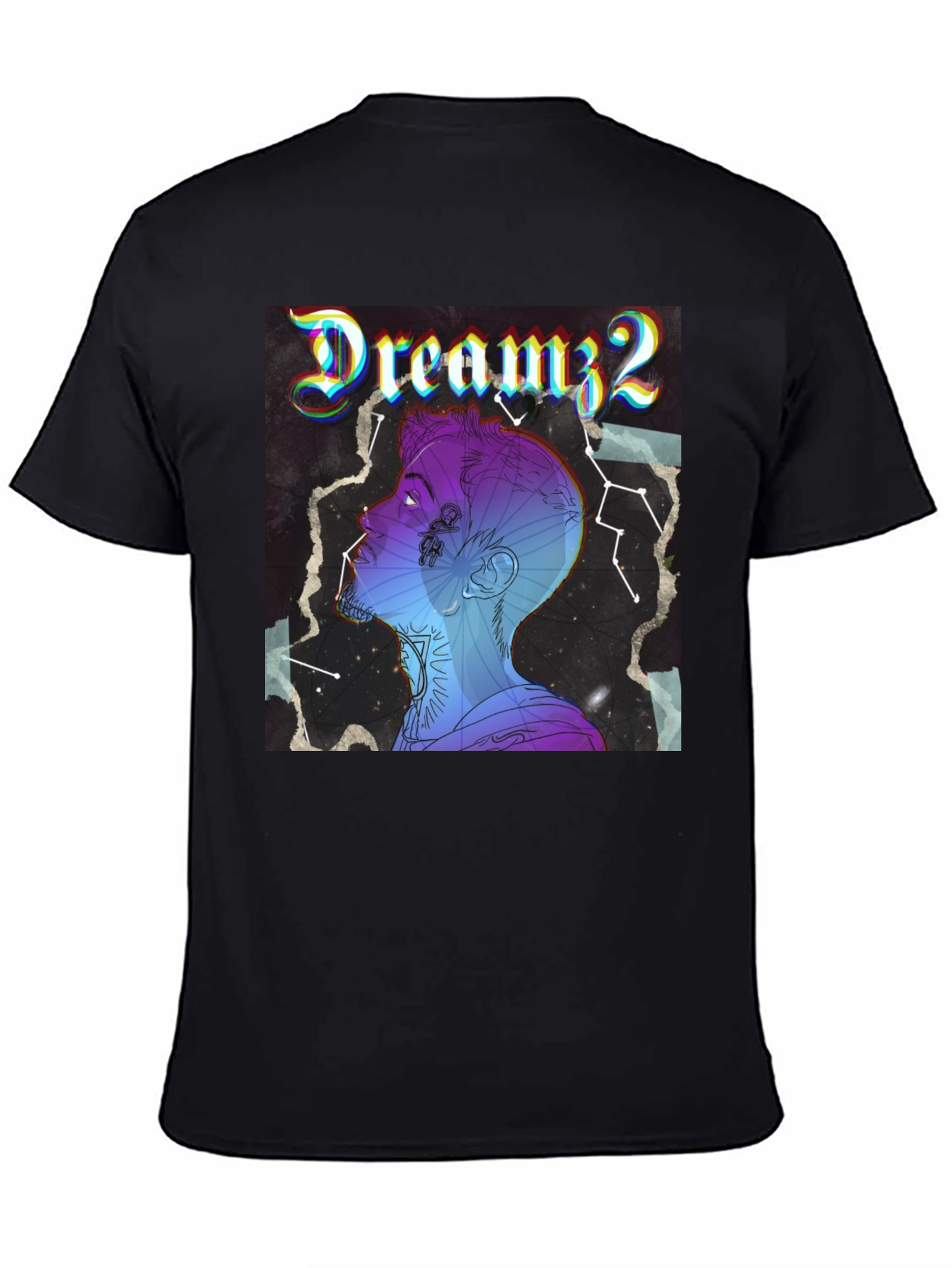 Dreamz2 Graphic T-Shirt - Stylish Black Tee