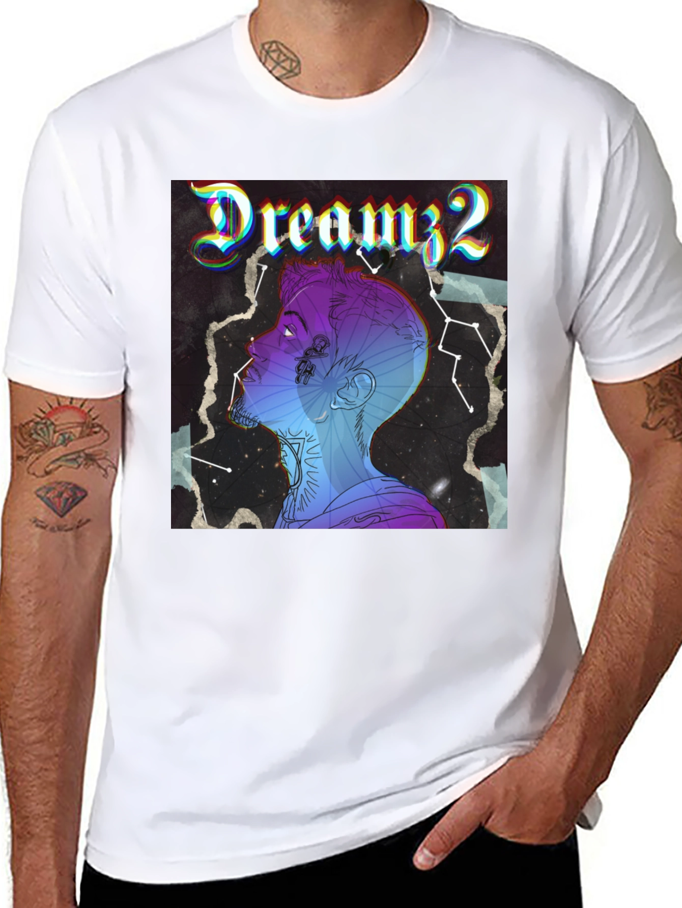 Dreamz2 Graphic T-Shirt - Stylish Black Tee