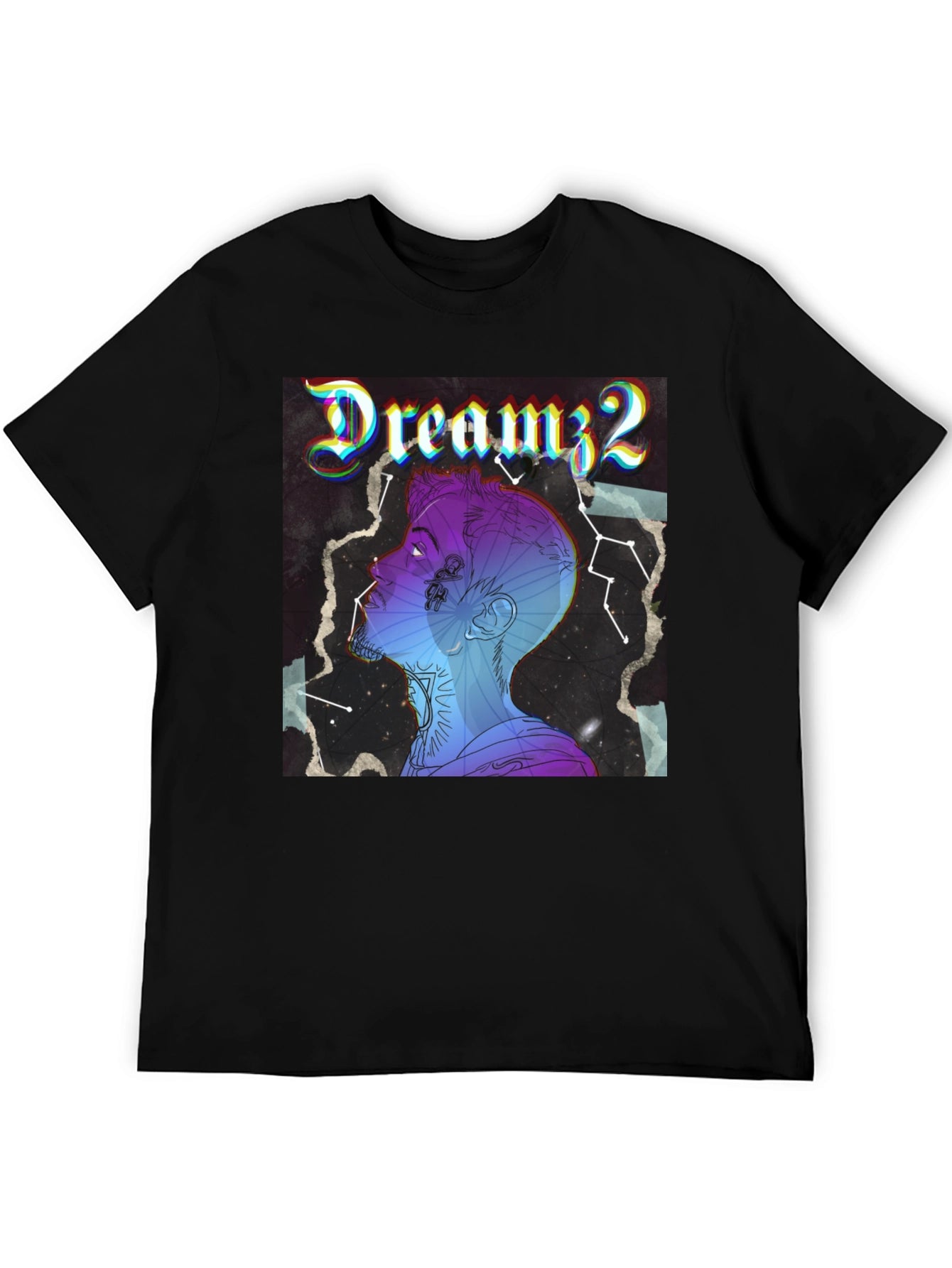 Dreamz2 Graphic T-Shirt - Stylish Black Tee