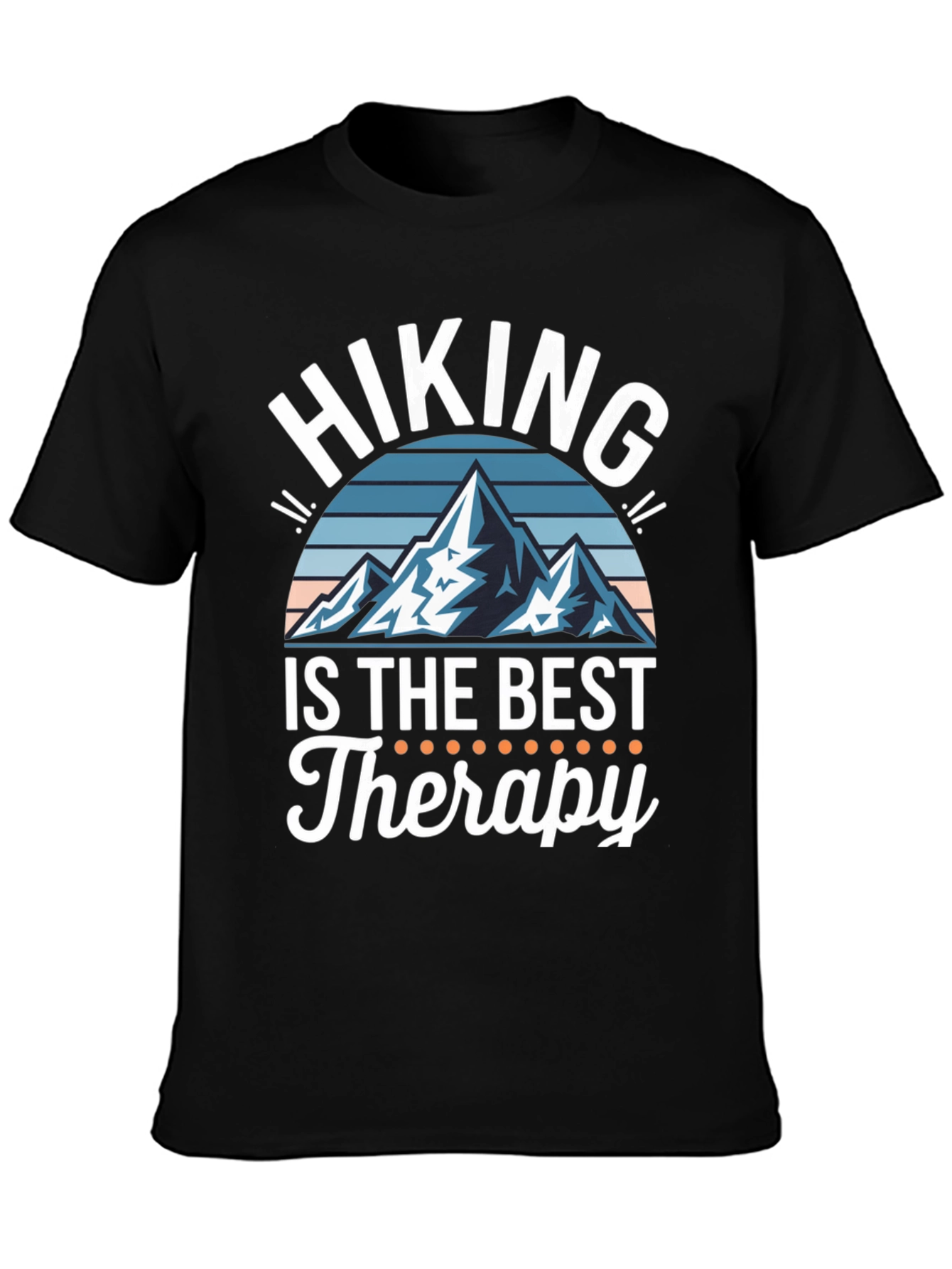 Hiking Therapy Graphic Tee - Mountain Lover Shirt