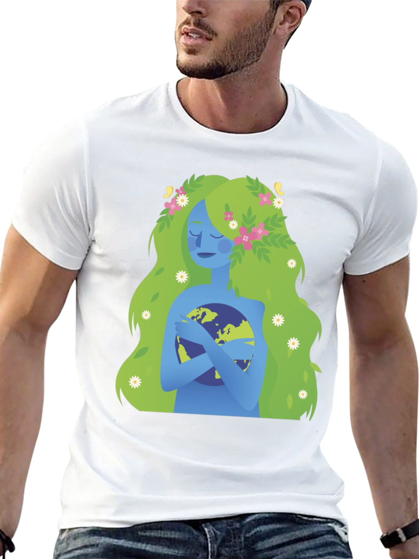 Mother Earth Graphic Tee - Protect Our Planet!