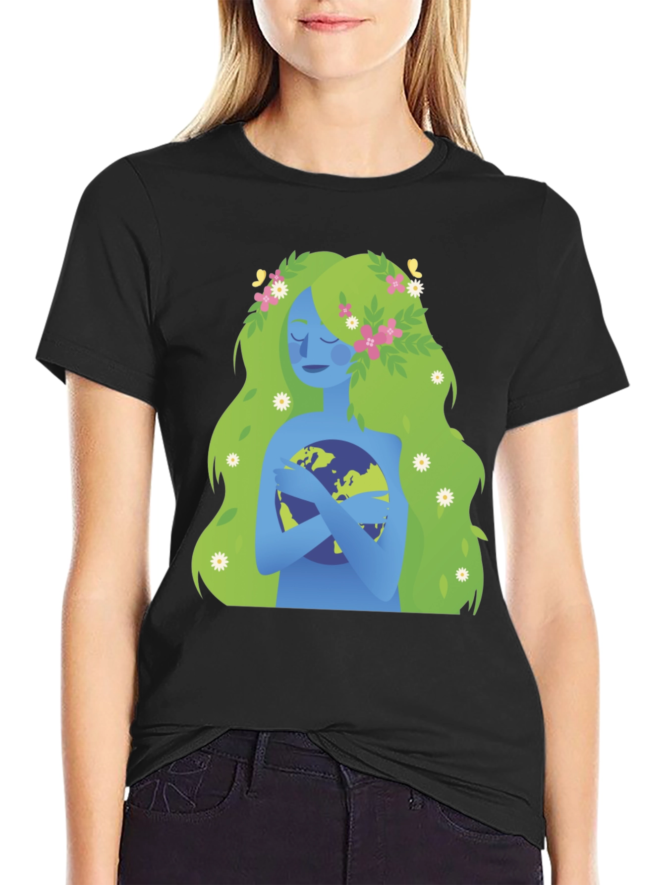 Mother Earth Graphic Tee - Protect Our Planet!