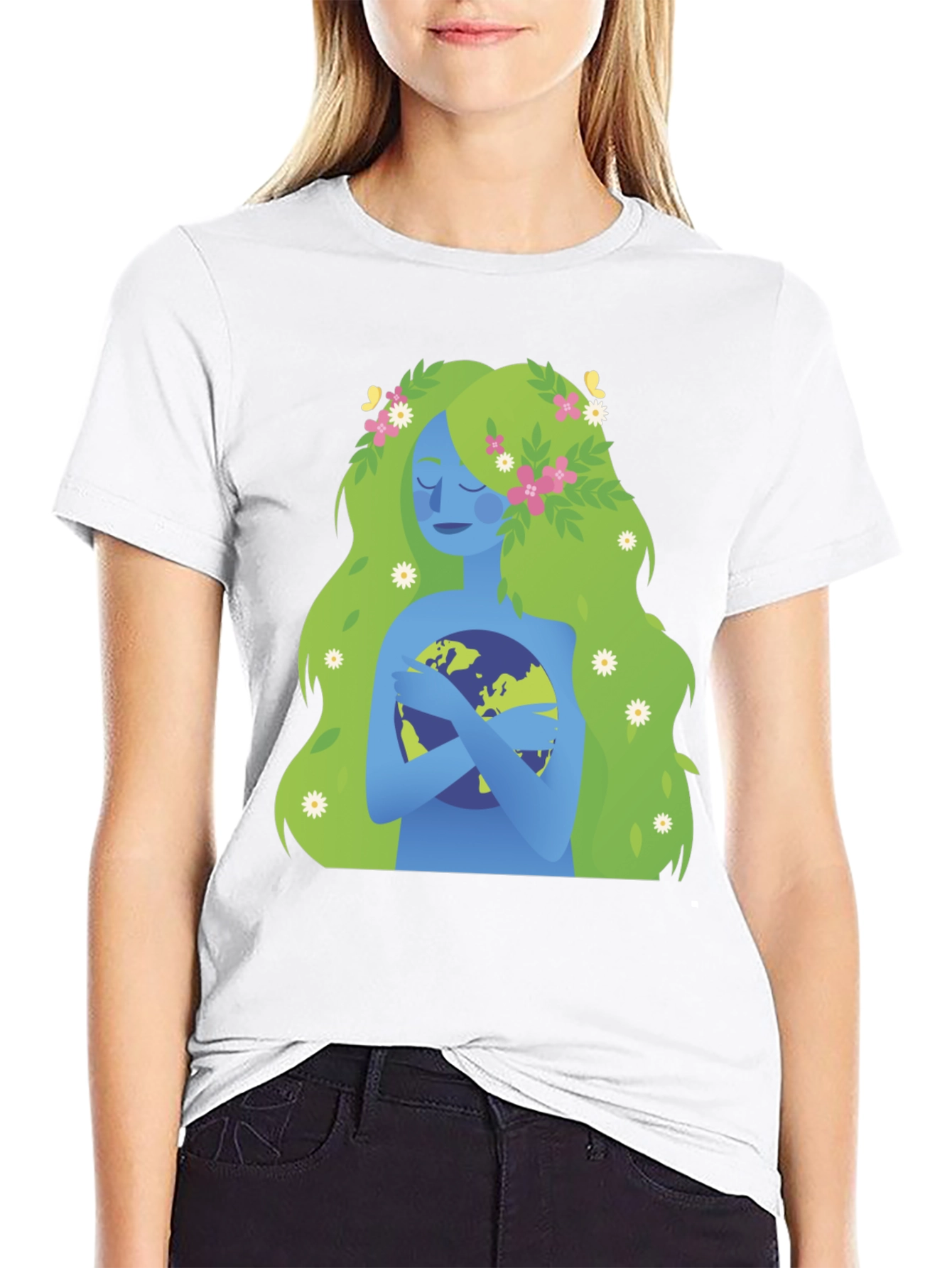 Mother Earth Graphic Tee - Protect Our Planet!