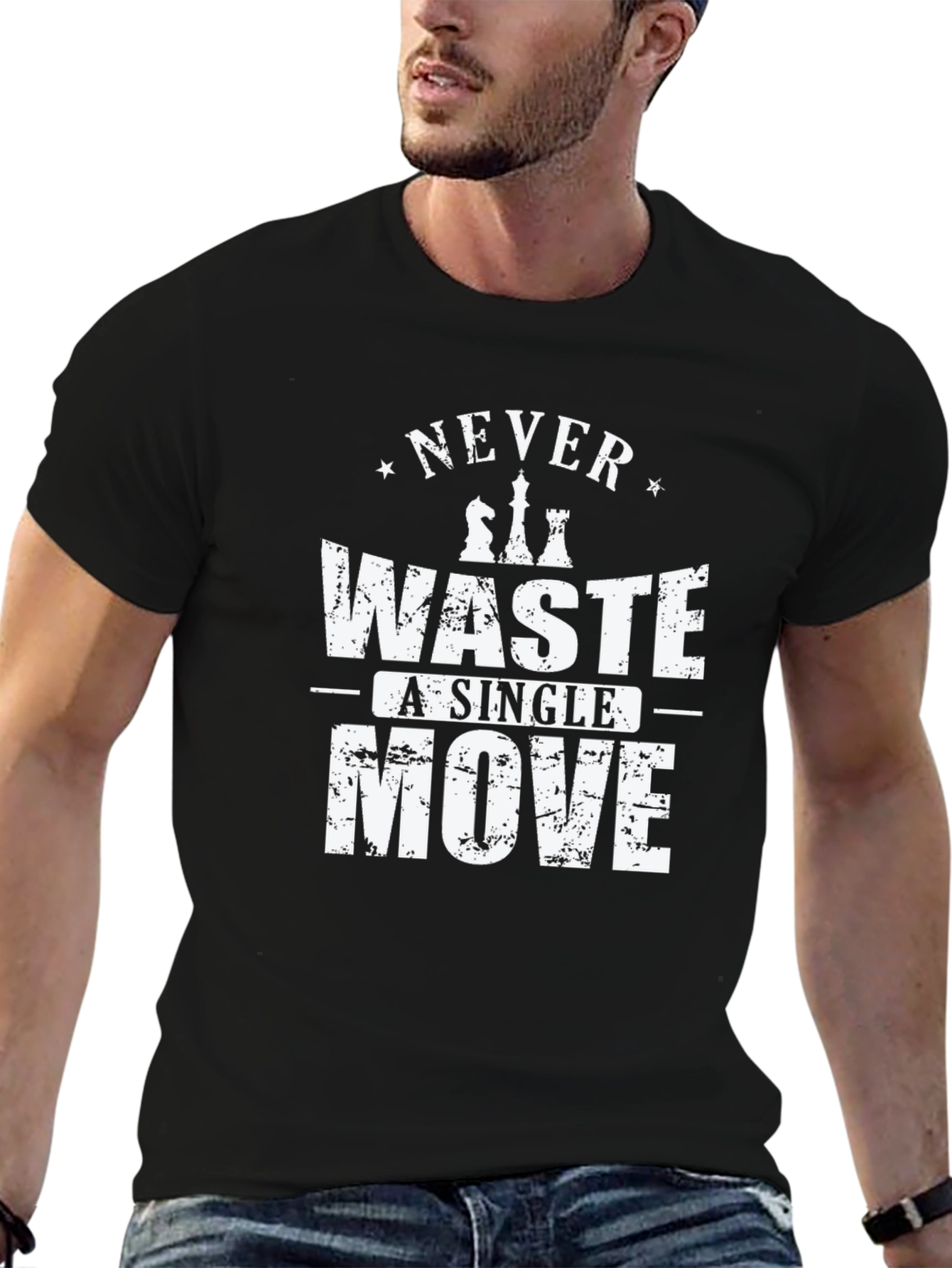 Never Waste a Single Move Graphic T-Shirt