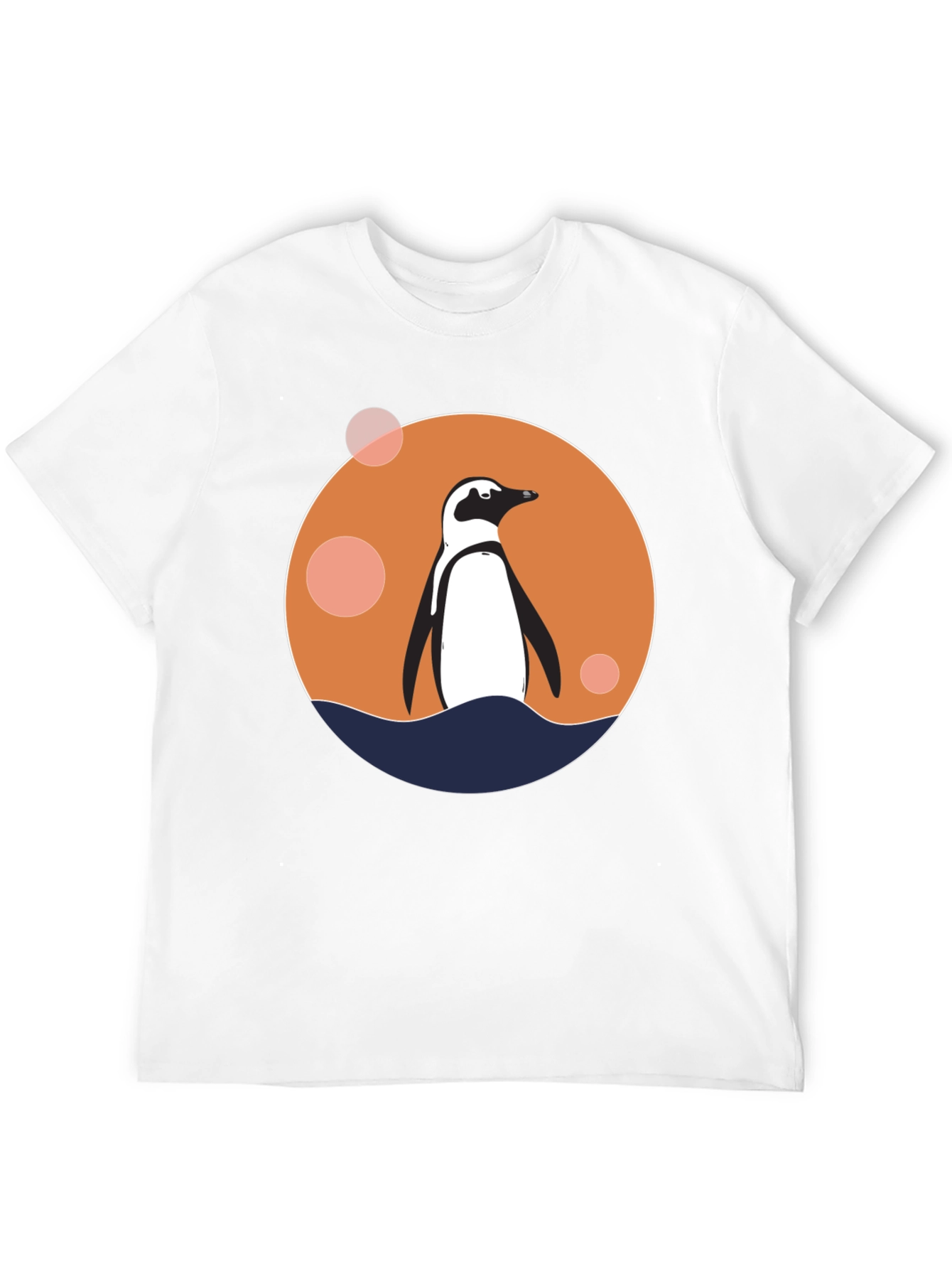 Penguin Graphic Black T-Shirt
