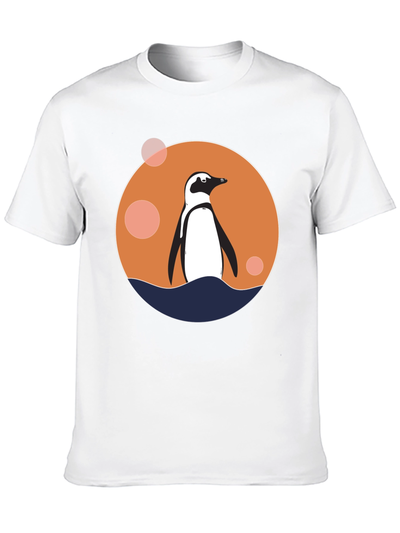 Penguin Graphic Black T-Shirt