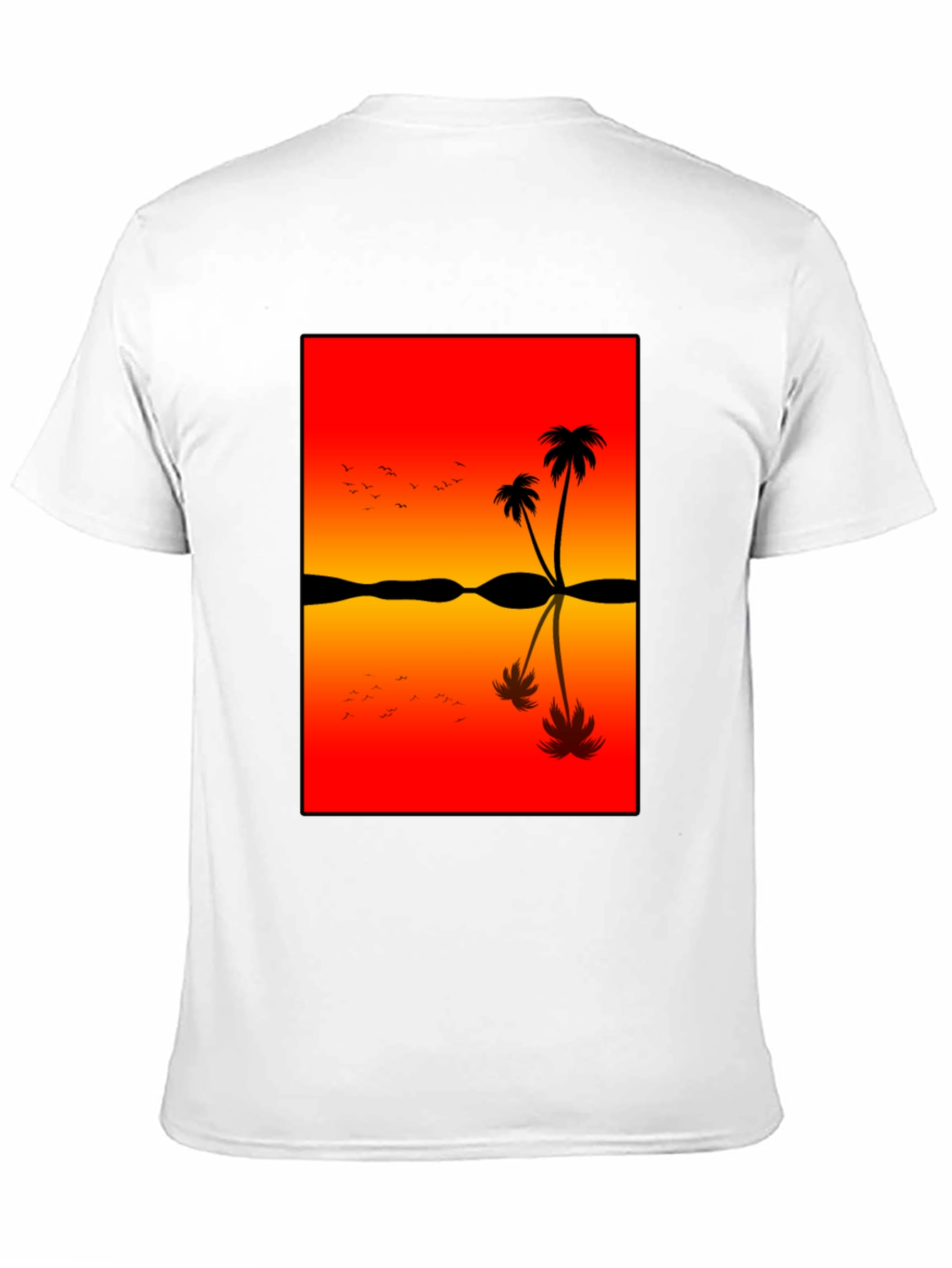 Sunset Palm Tree Graphic Tee