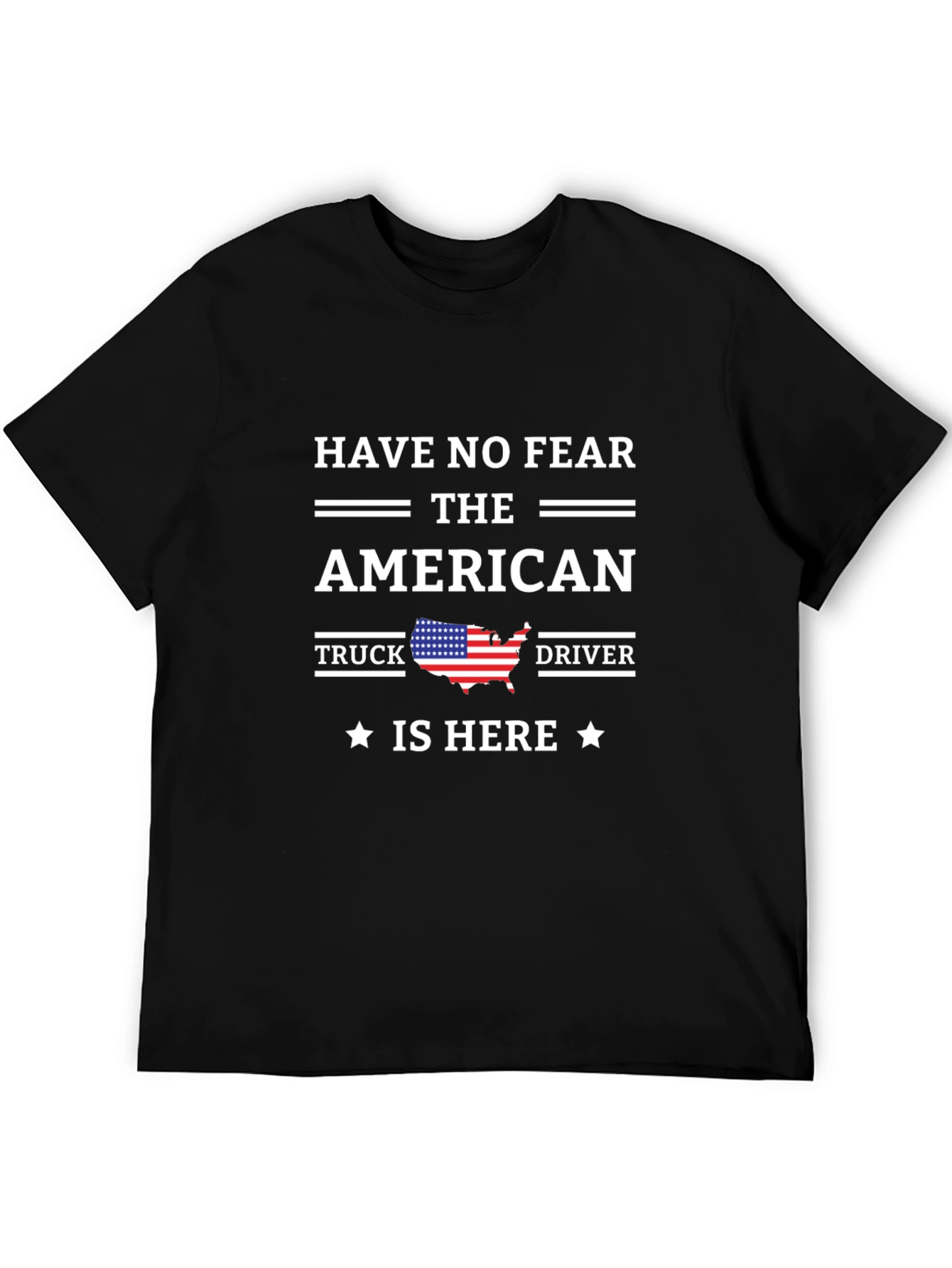 American Truck Driver T-Shirt - Patriotic Pride