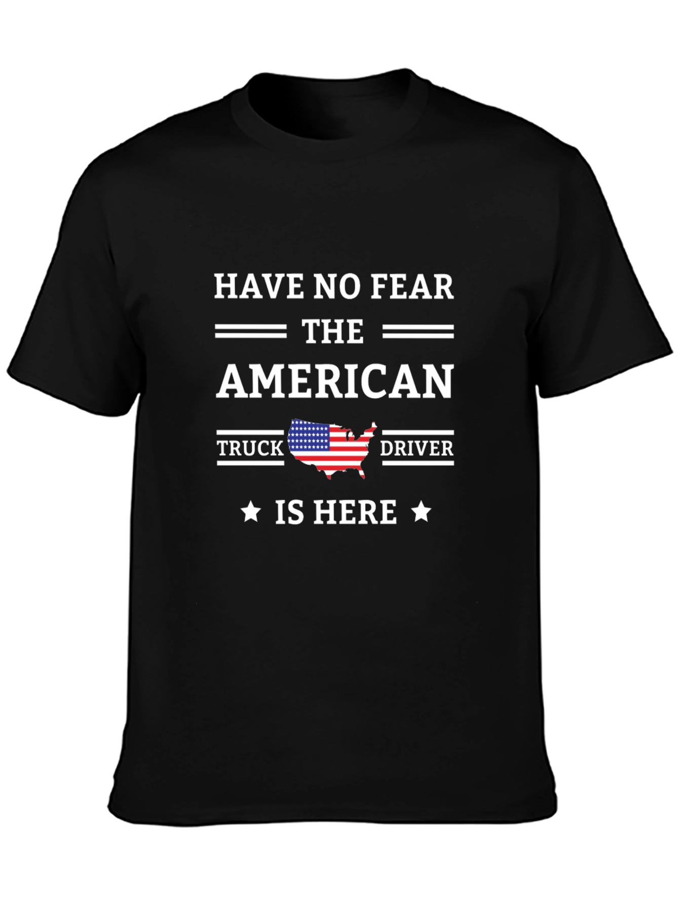 American Truck Driver T-Shirt - Patriotic Pride