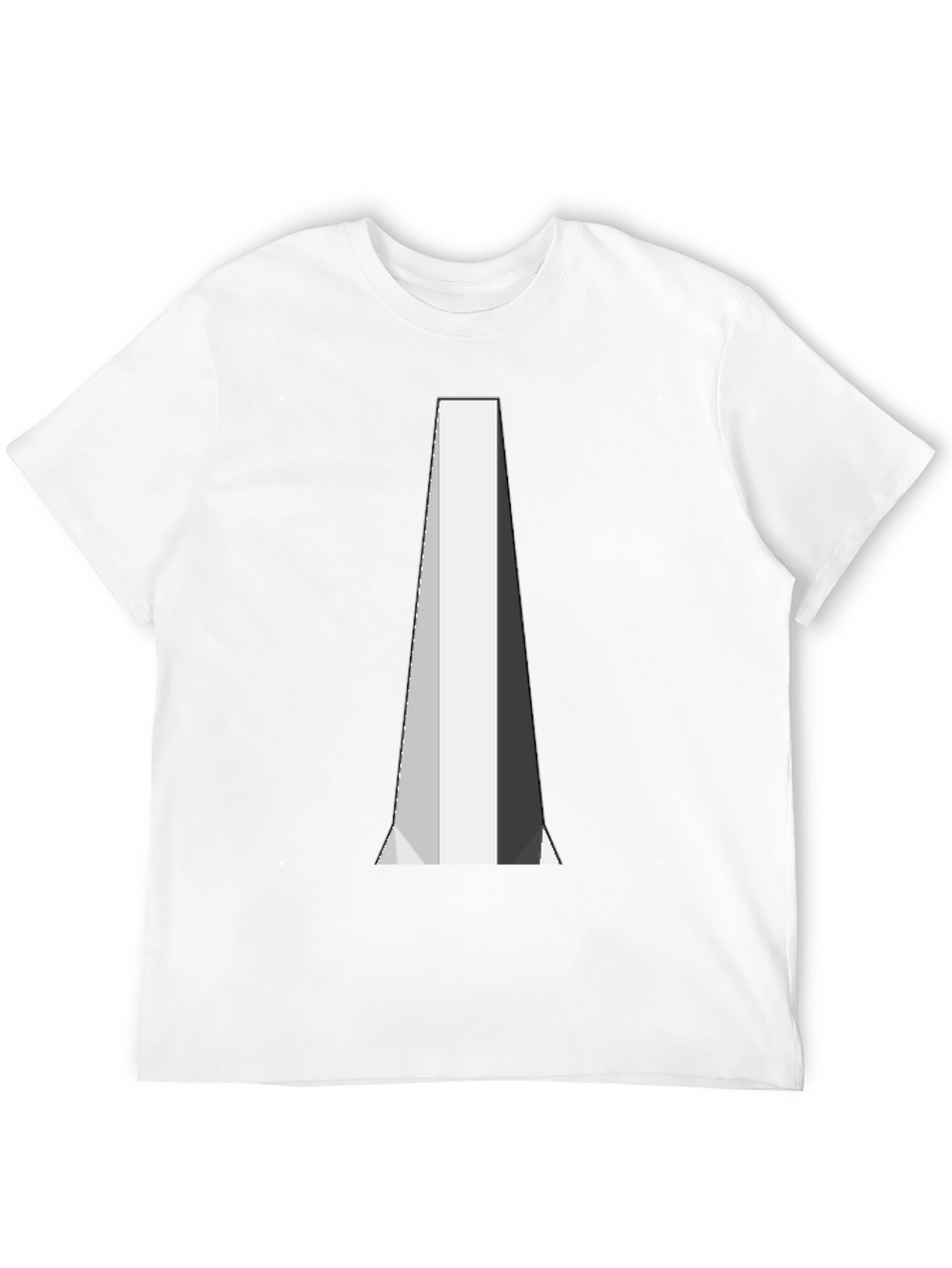 Abstract Geometric Graphic Black T-Shirt