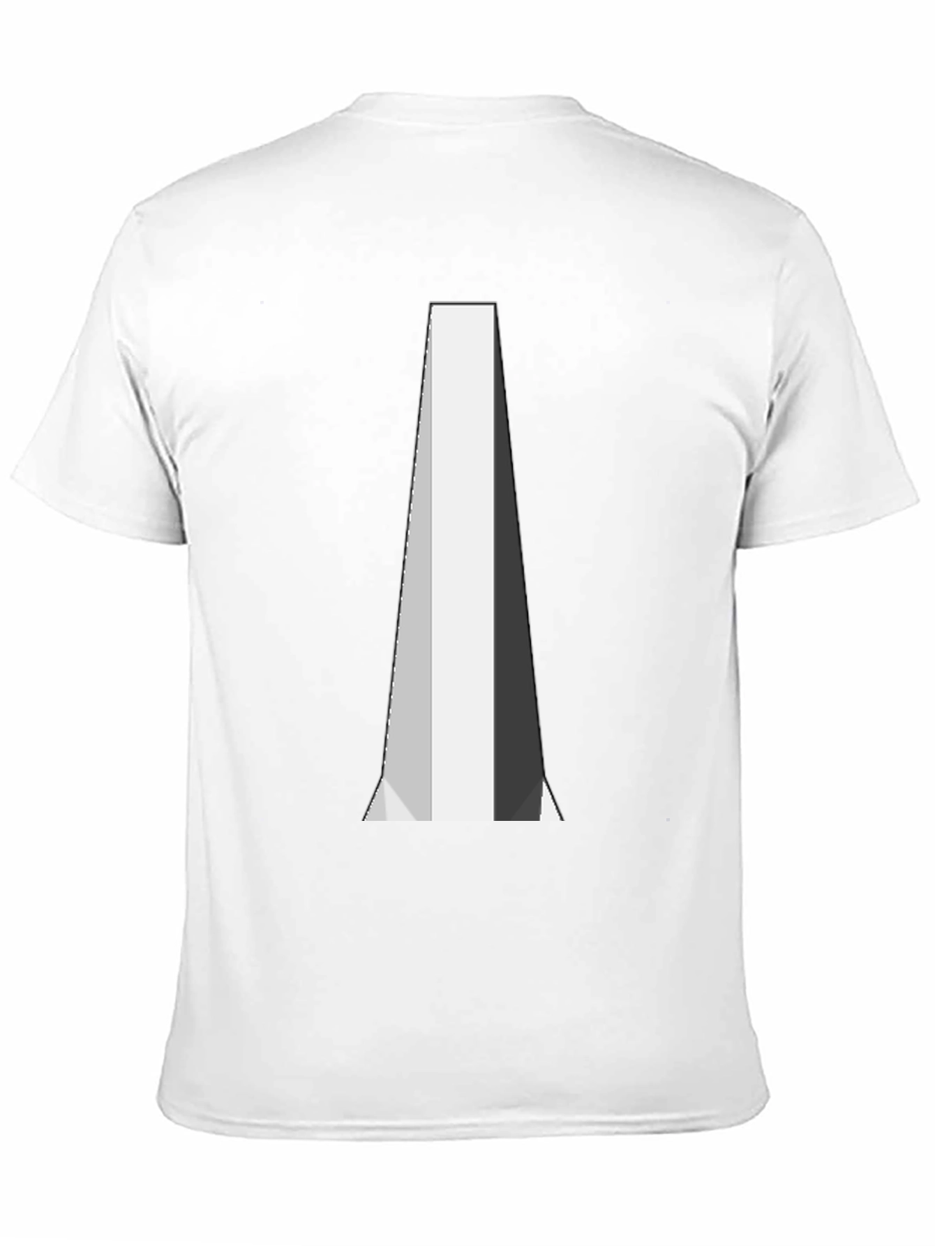 Abstract Geometric Graphic Black T-Shirt