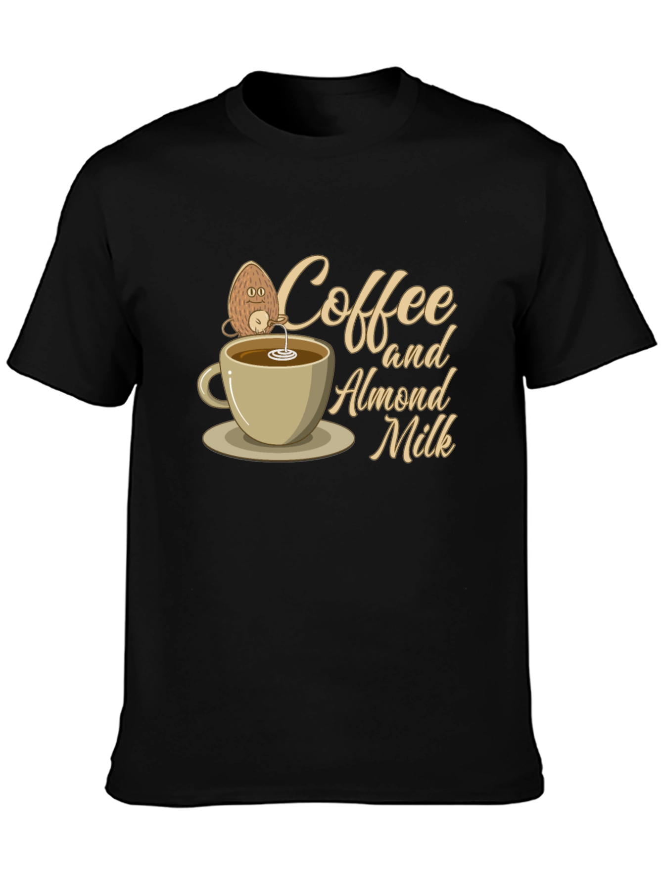 Coffee & Almond Milk Graphic T-Shirt
