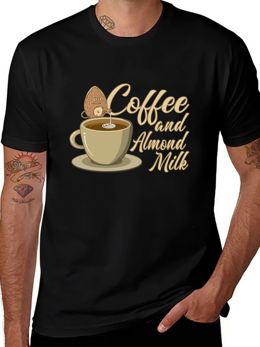 Coffee & Almond Milk Graphic T-Shirt