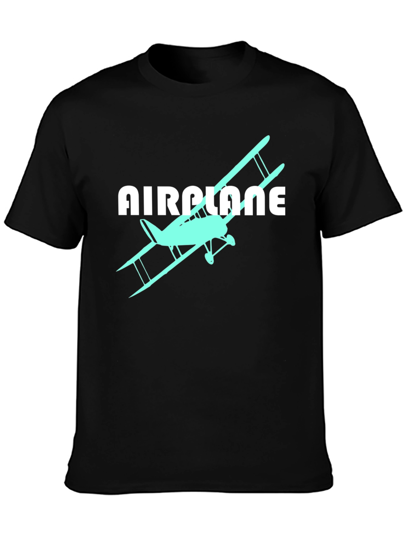 Airplane Biplane Graphic Tee - Aviation T-Shirt