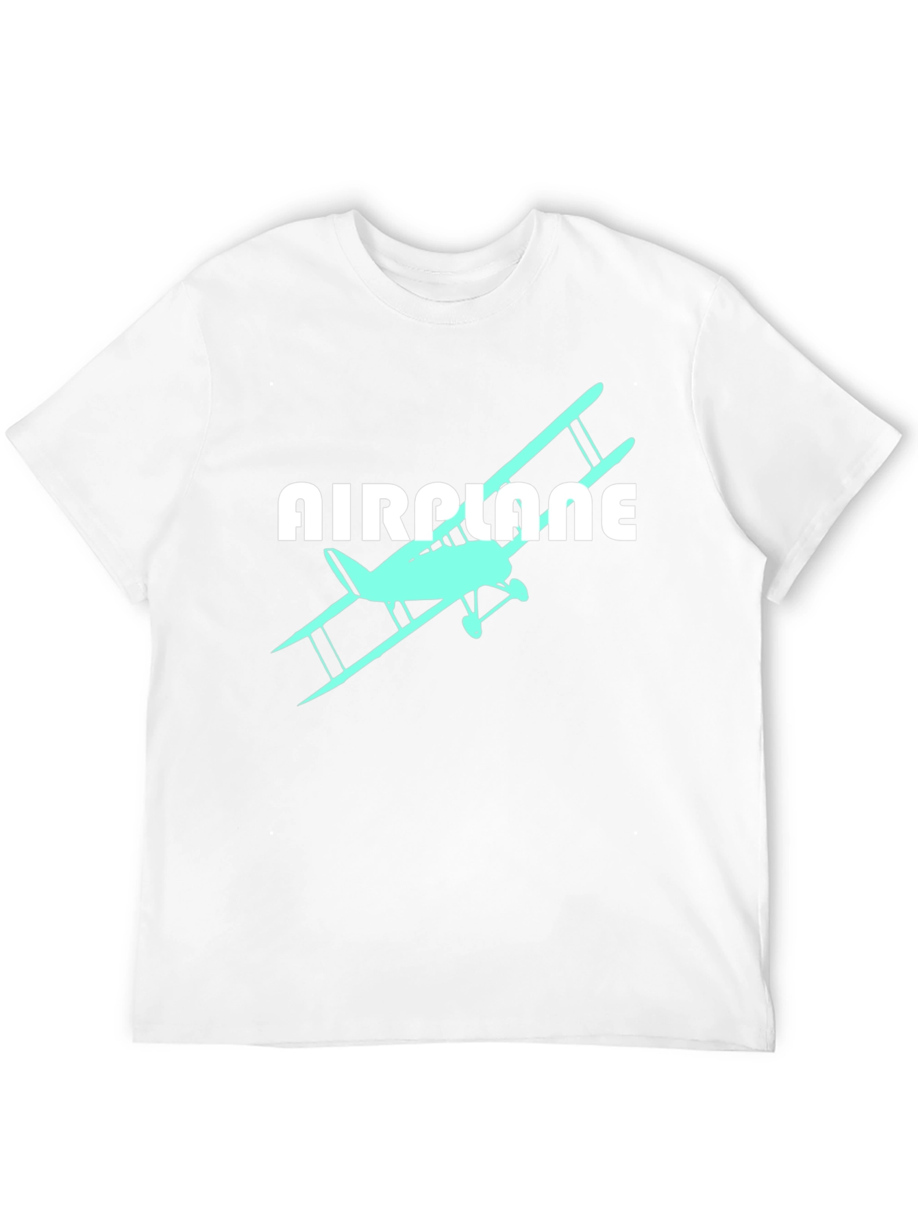 Airplane Biplane Graphic Tee - Aviation T-Shirt