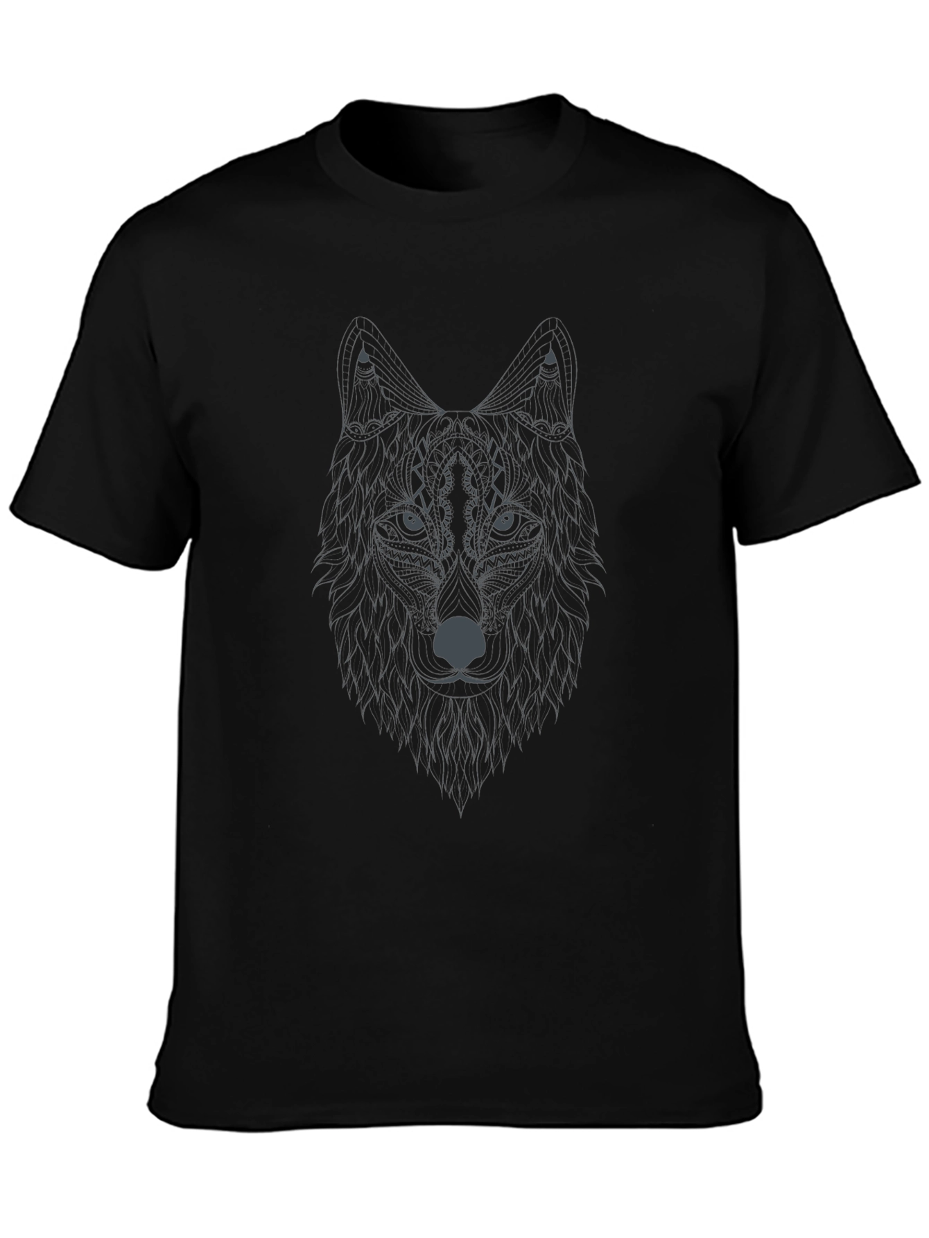 Wolf Graphic Print Tee - Stylish Menswear