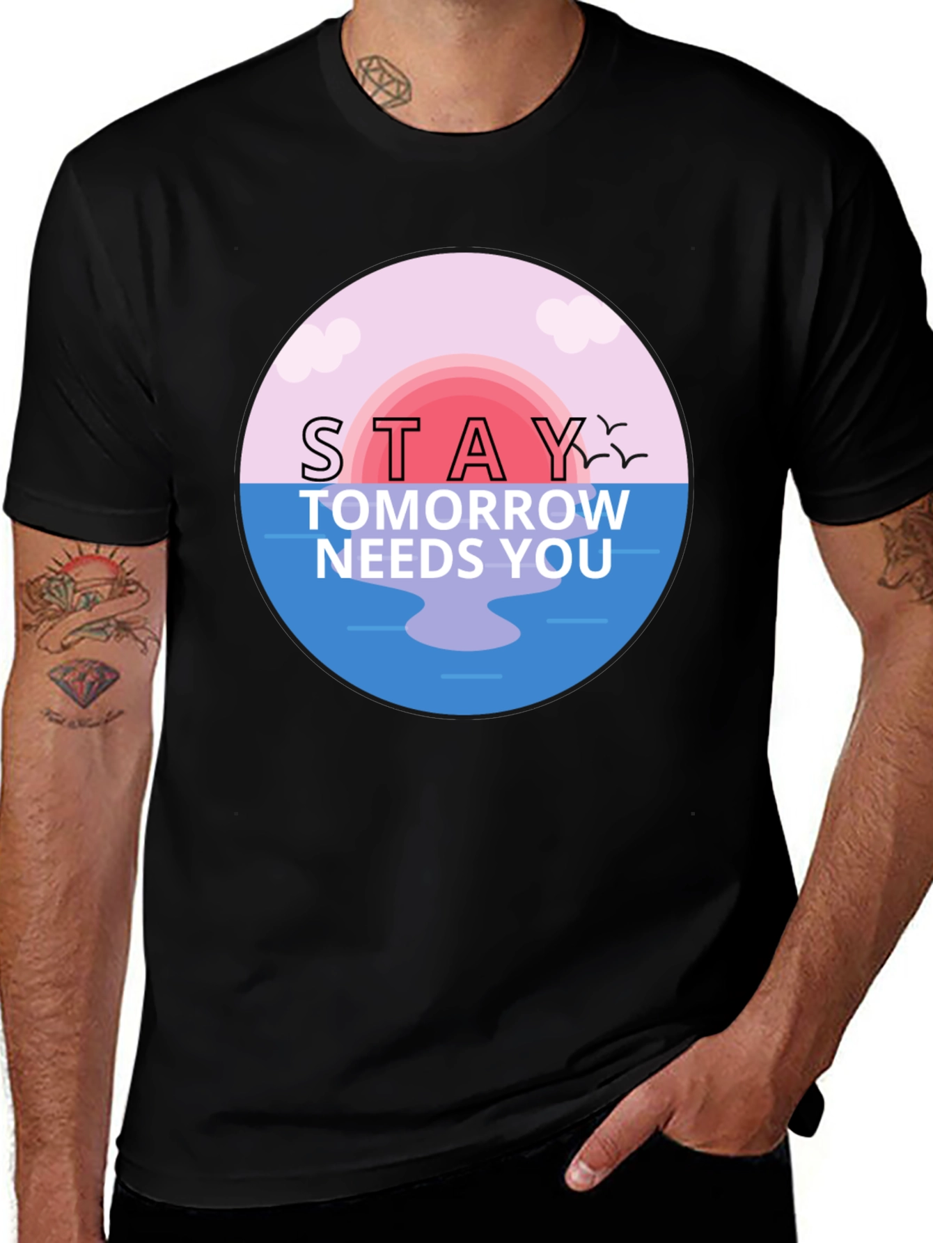 Stay Tomorrow Needs You Graphic T-Shirt