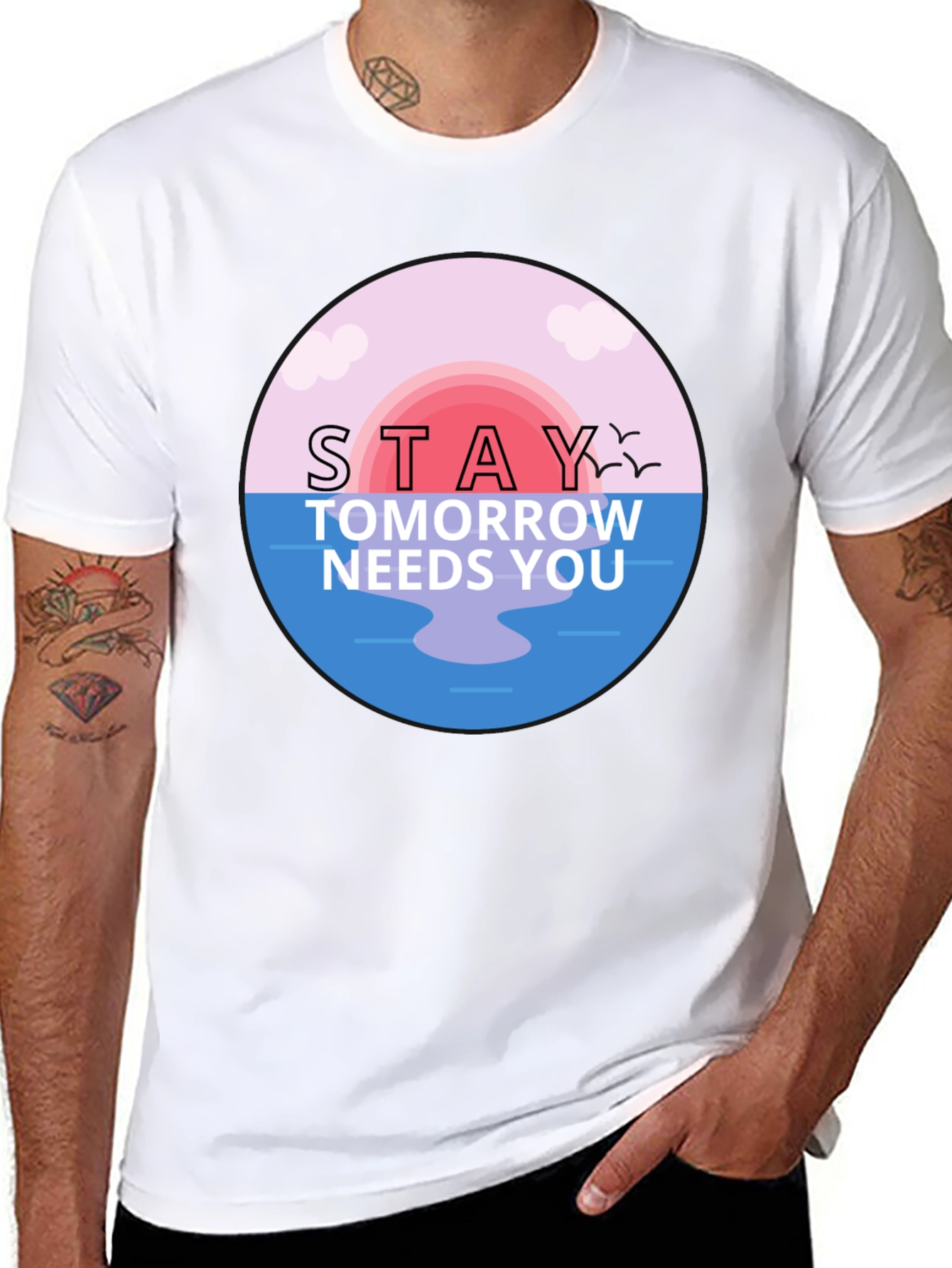 Stay Tomorrow Needs You Graphic T-Shirt