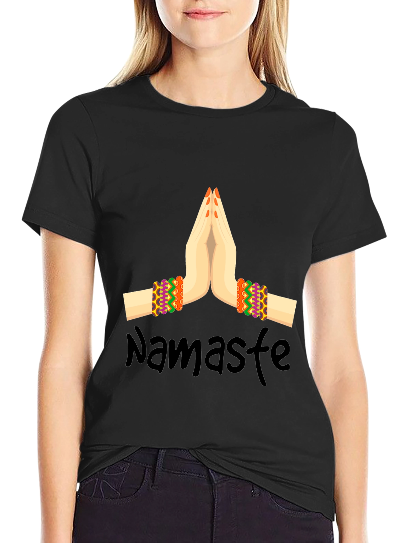 Namaste Graphic Tee - Peace and Positivity