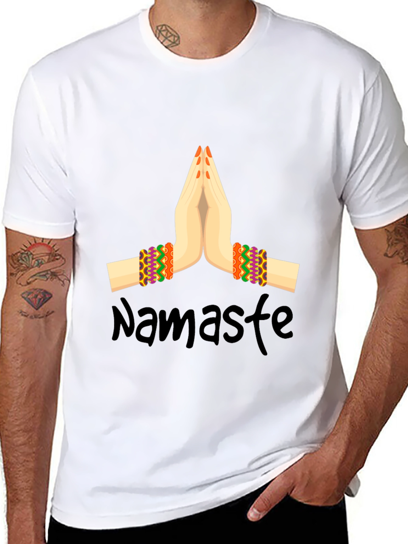 Namaste Graphic Tee - Peace and Positivity