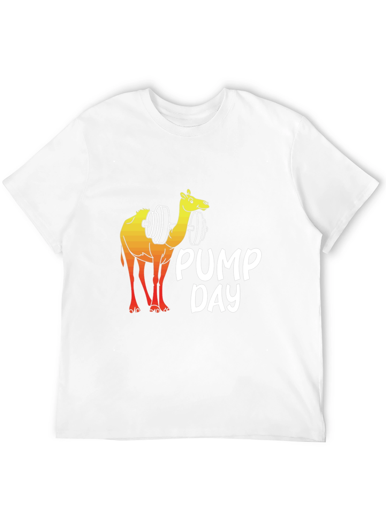 Workout Camel Graphic T-Shirt - Pump Day