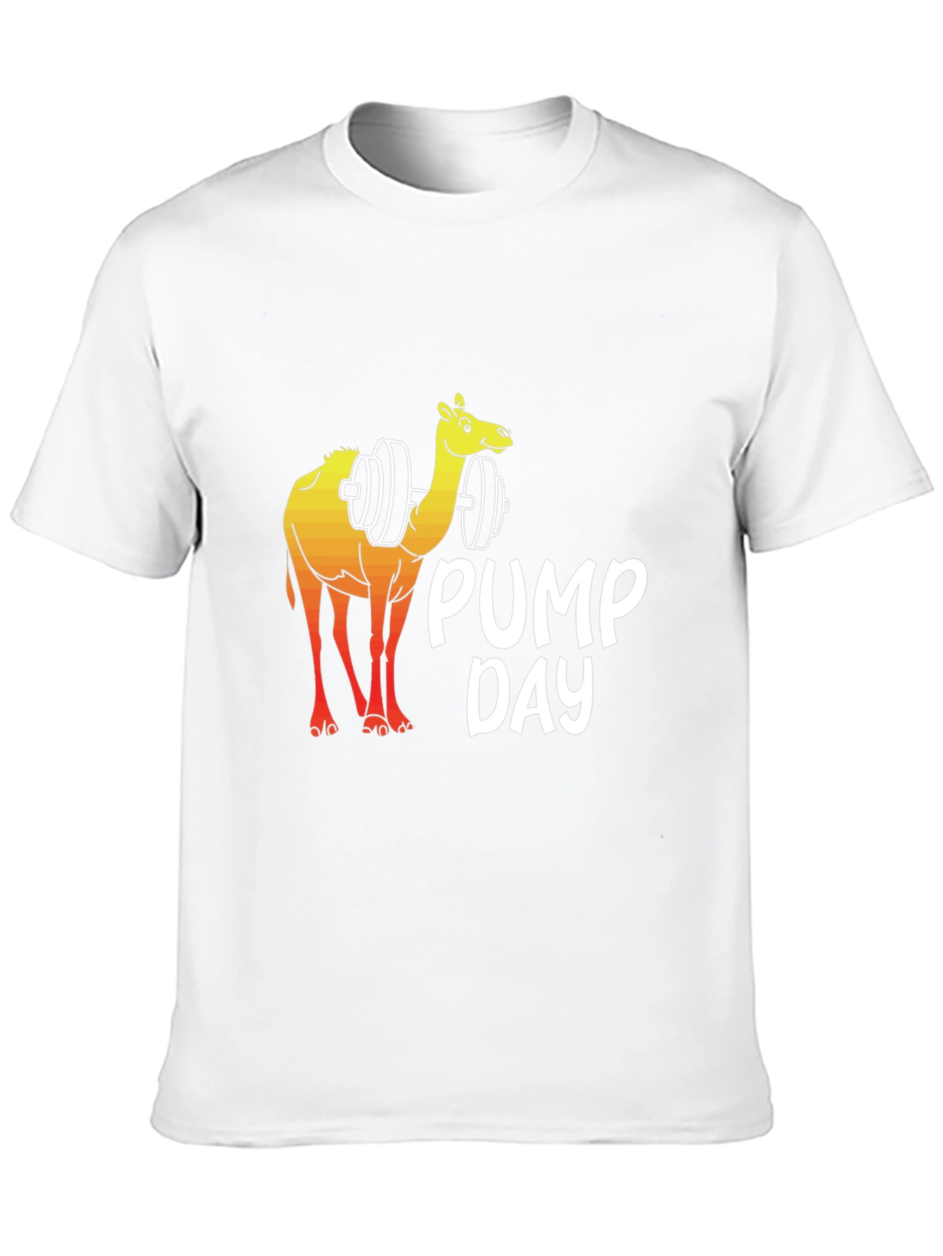 Workout Camel Graphic T-Shirt - Pump Day